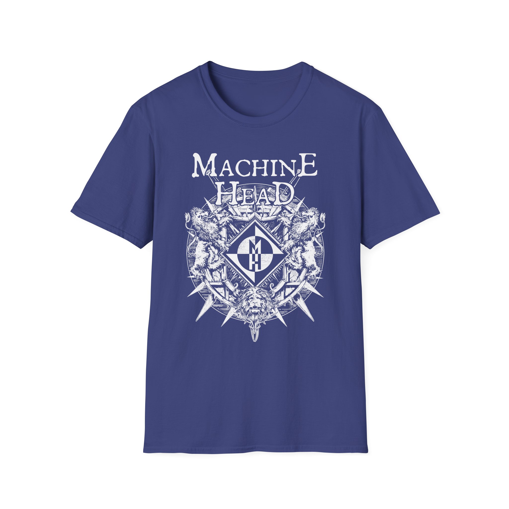 Machine Head Lion Crest Unisex Softstyle T-Shirt