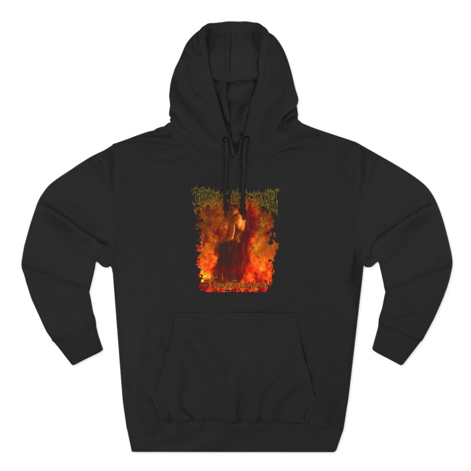 Cradle of Filth Nymphetamine Album Three-Panel Fleece Hoodie