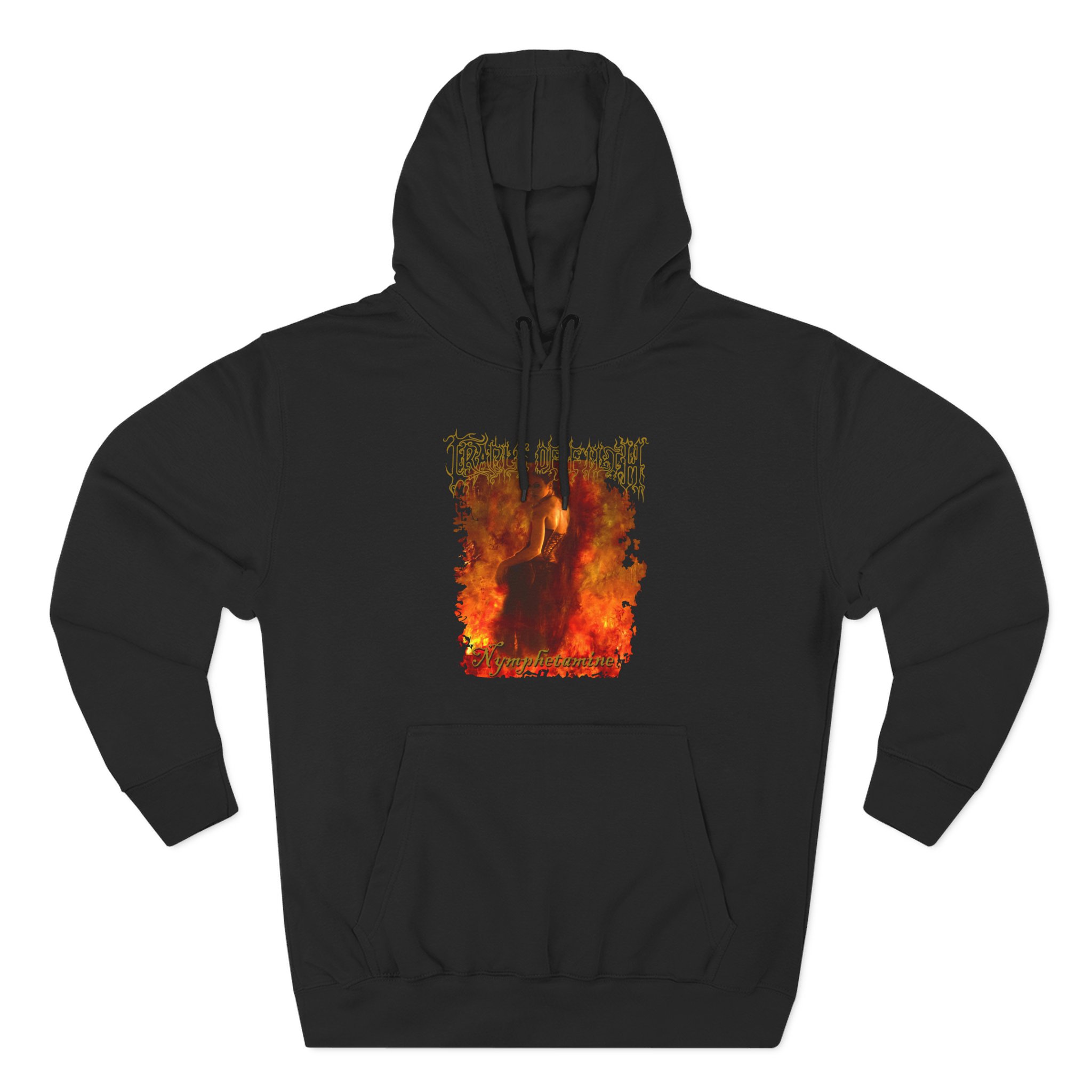 Cradle of Filth Nymphetamine Album Three-Panel Fleece Hoodie