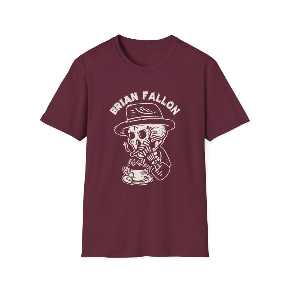 Brian Fallon Smoking Skeleton Unisex Softstyle T-Shirt