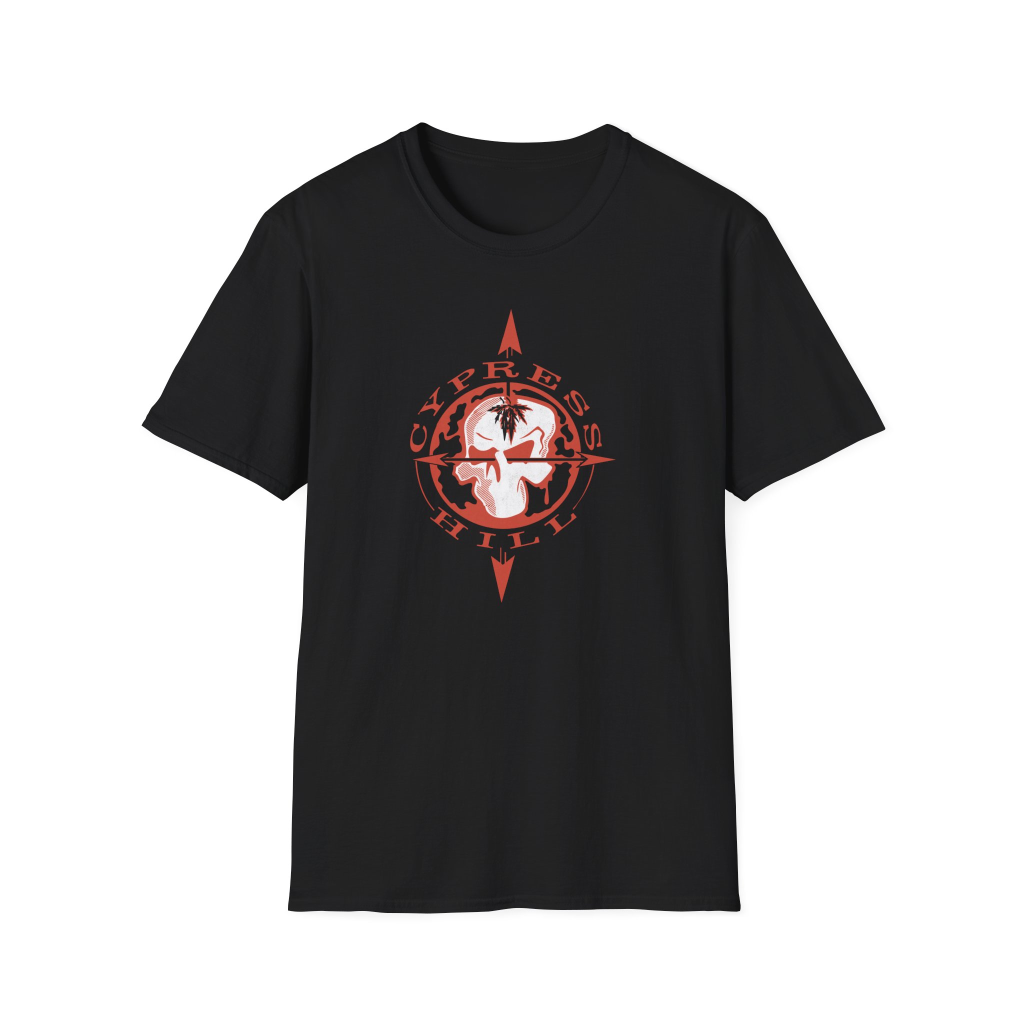 Cypress Hill Skull N Compass Unisex Softstyle T-Shirt