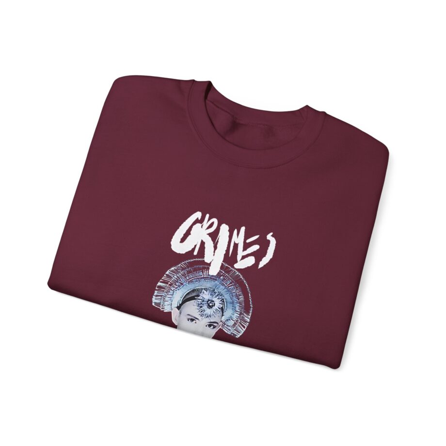 Grimes Head Dress Unisex Heavy Blend Crewneck Sweatshirt
