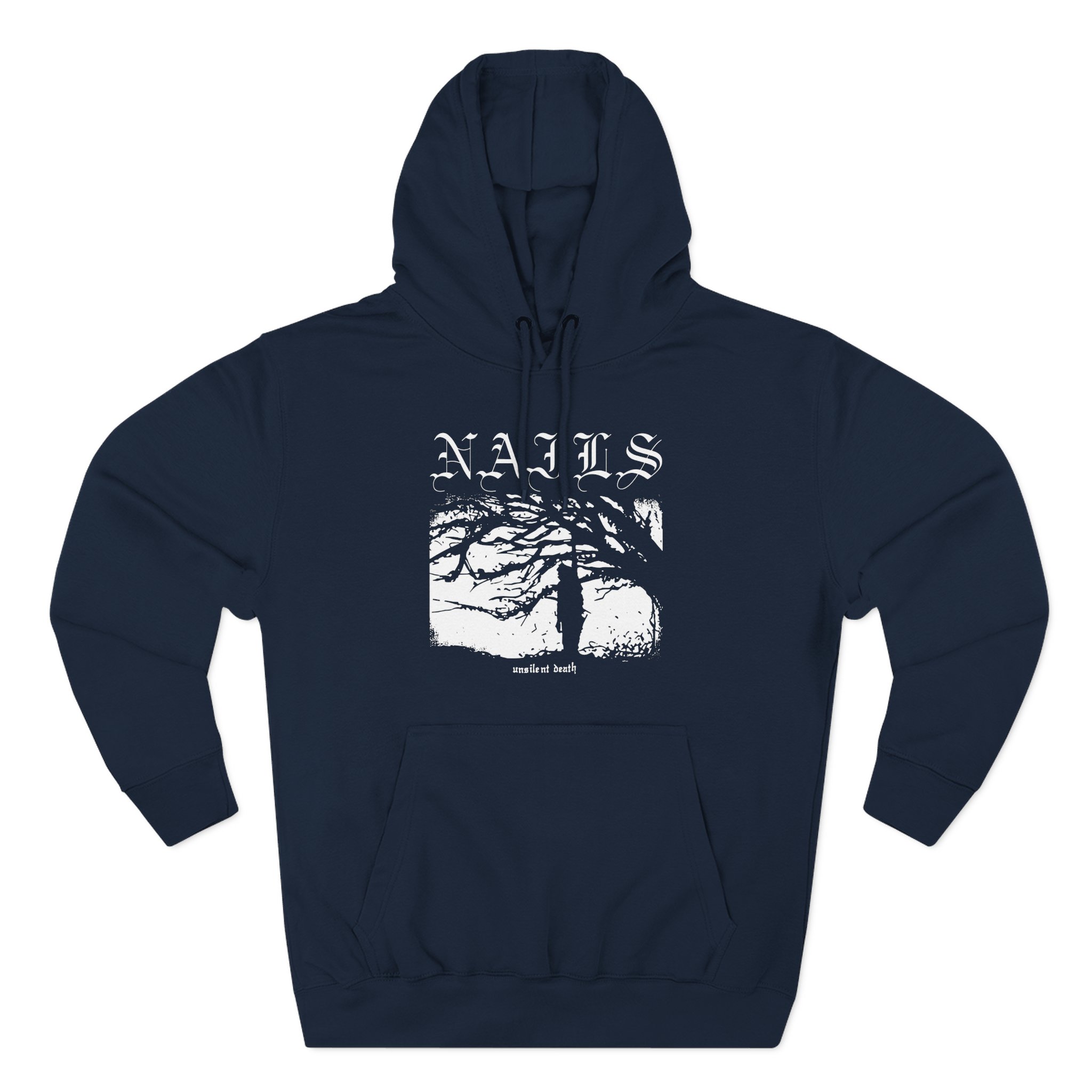 Nails Unsilent Death Three-Panel Fleece Hoodie