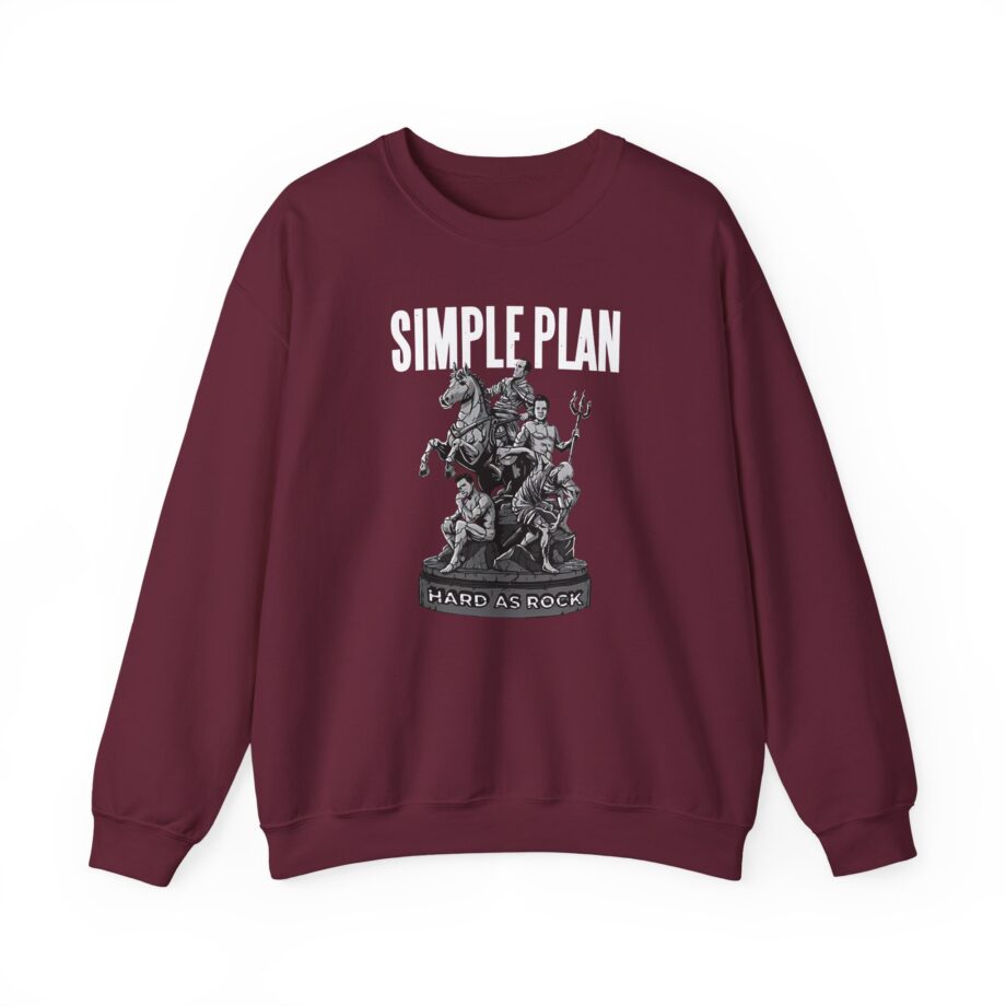 Simple Plan Hard as Rock Unisex Heavy Blend™ Crewneck Sweatshirt