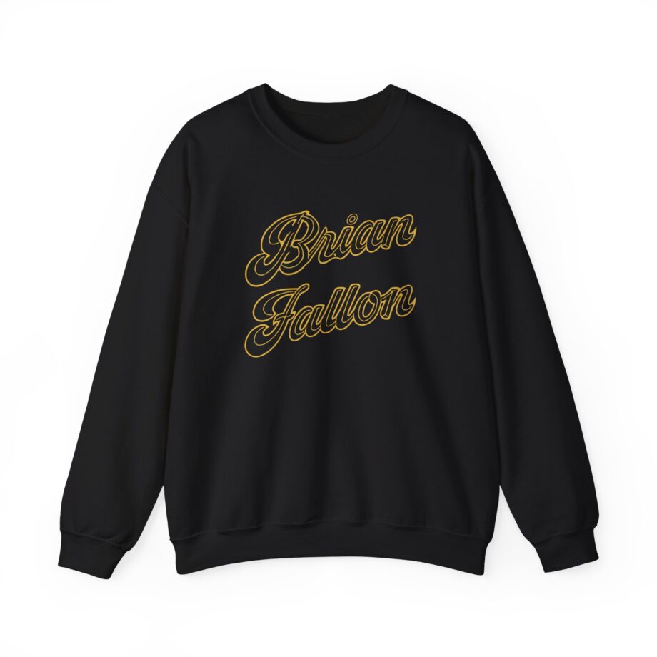 Brian Fallon Gold Text Unisex Heavy Blend™ Crewneck Sweatshirt