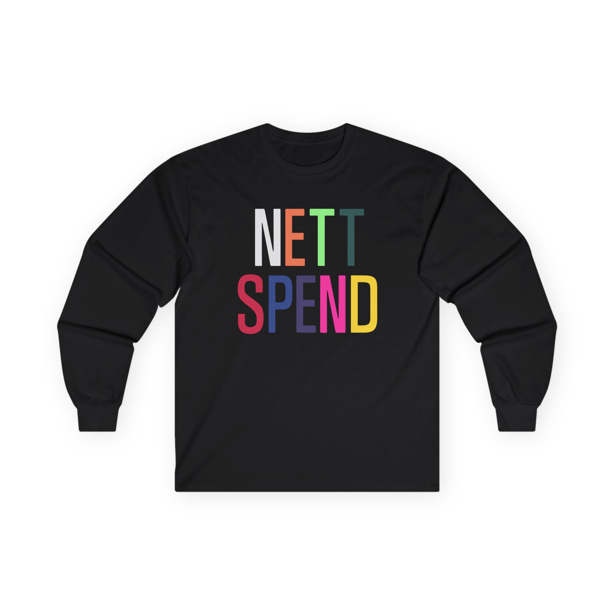 Nettspend Rainbow Unisex Ultra Cotton Long Sleeve Tee