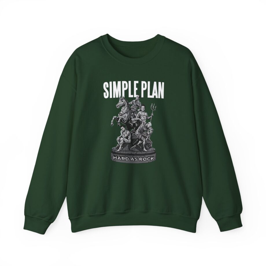 Simple Plan Hard as Rock Unisex Heavy Blend™ Crewneck Sweatshirt