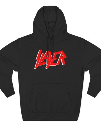 Slayer Logo Three-Panel Fleece Hoodie