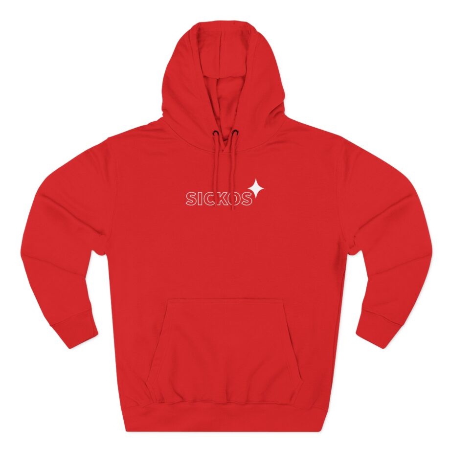 Sickos Three-Panel Fleece Hoodie