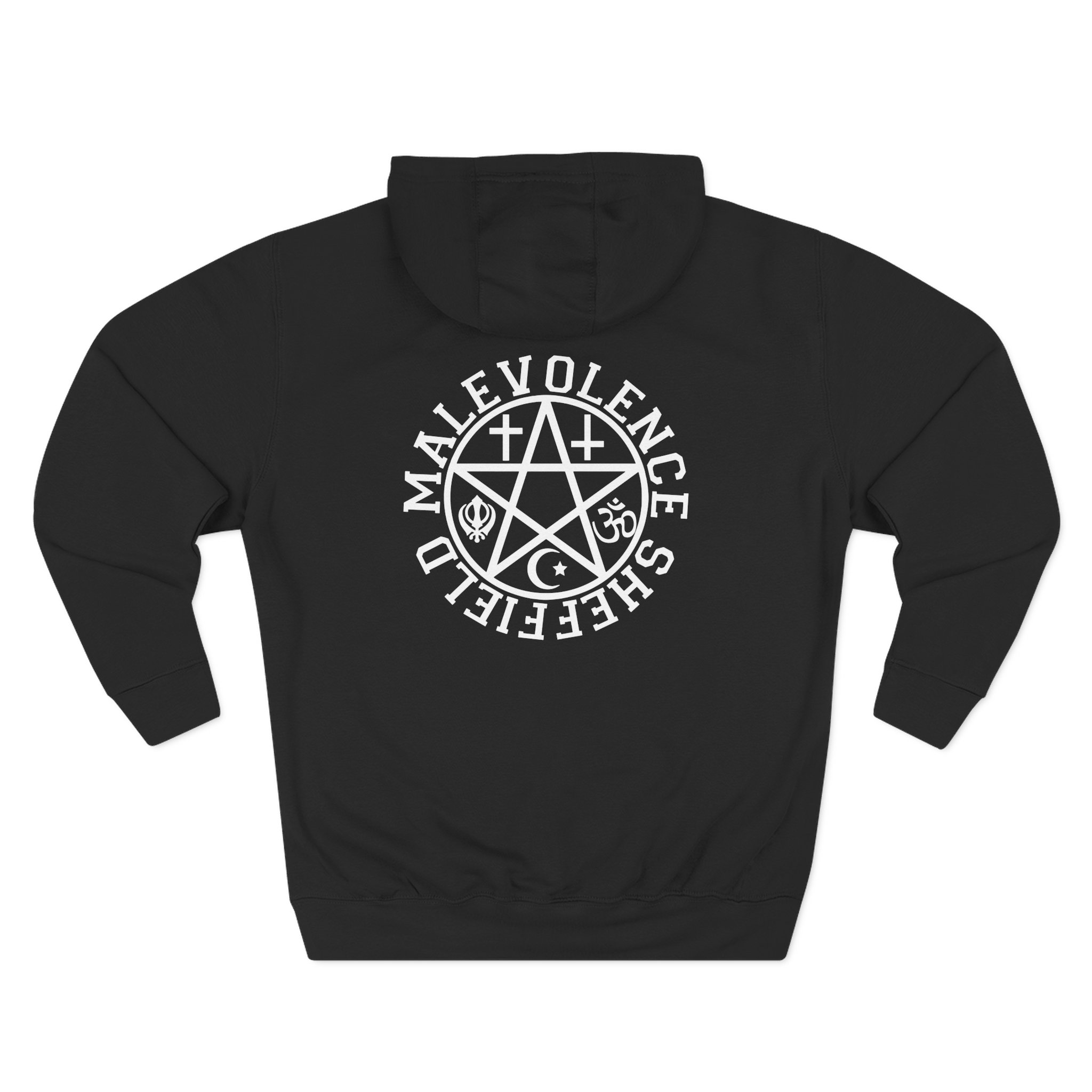 Malevolence Three-Panel Fleece Hoodie
