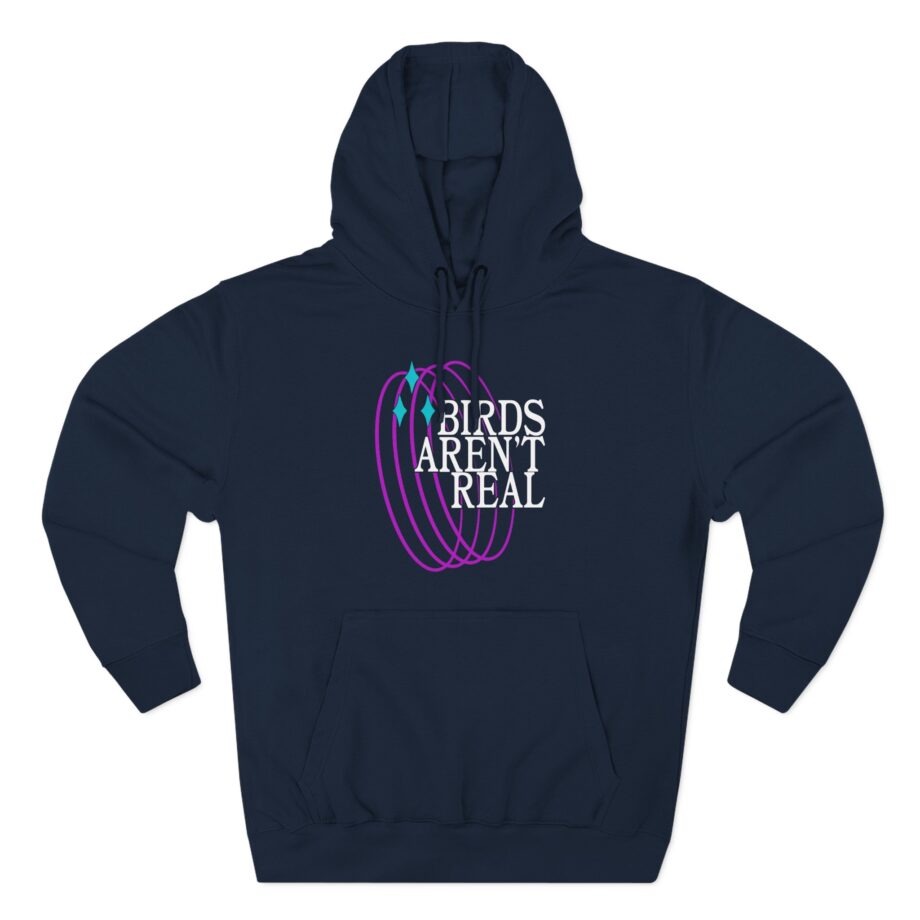 Birds Arent Real Three-Panel Fleece Hoodie