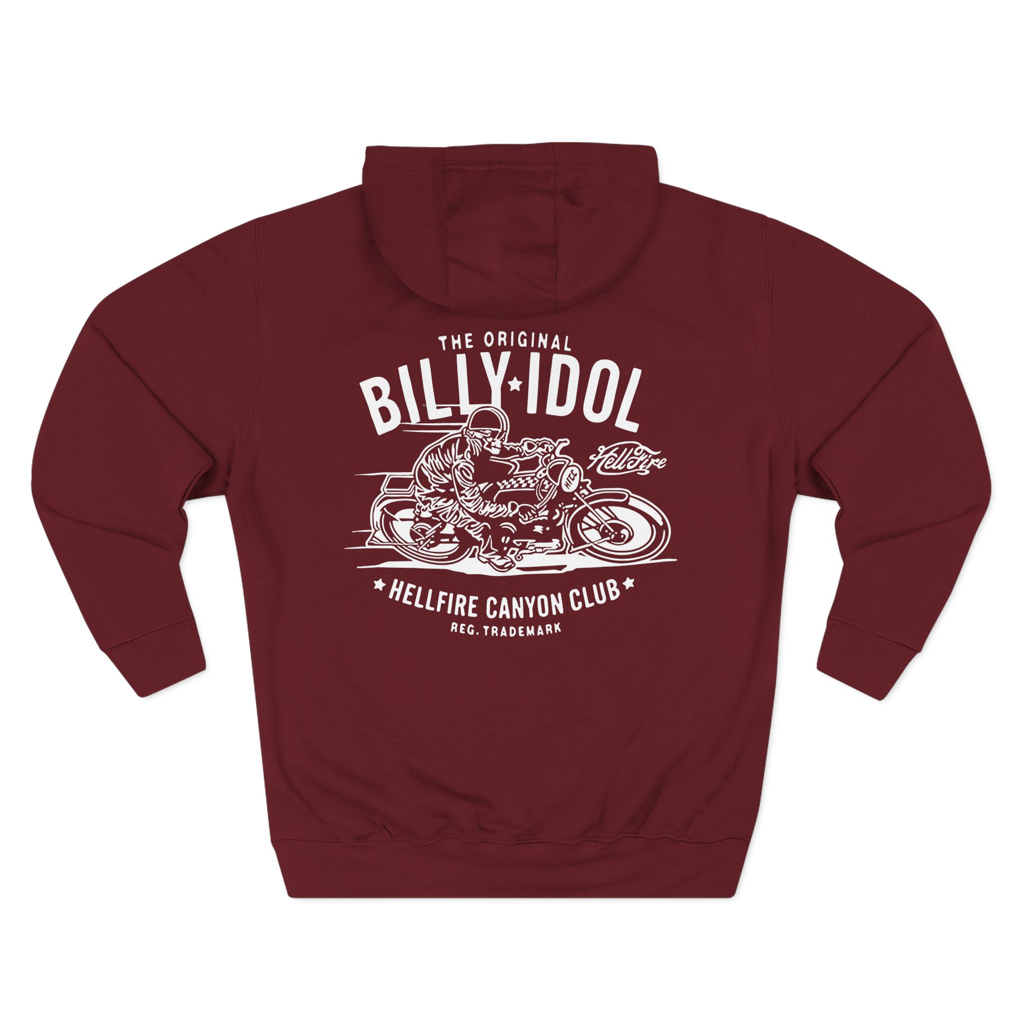 Billy Idol the Original Hellfire Canyon Club Three-Panel Fleece Hoodie