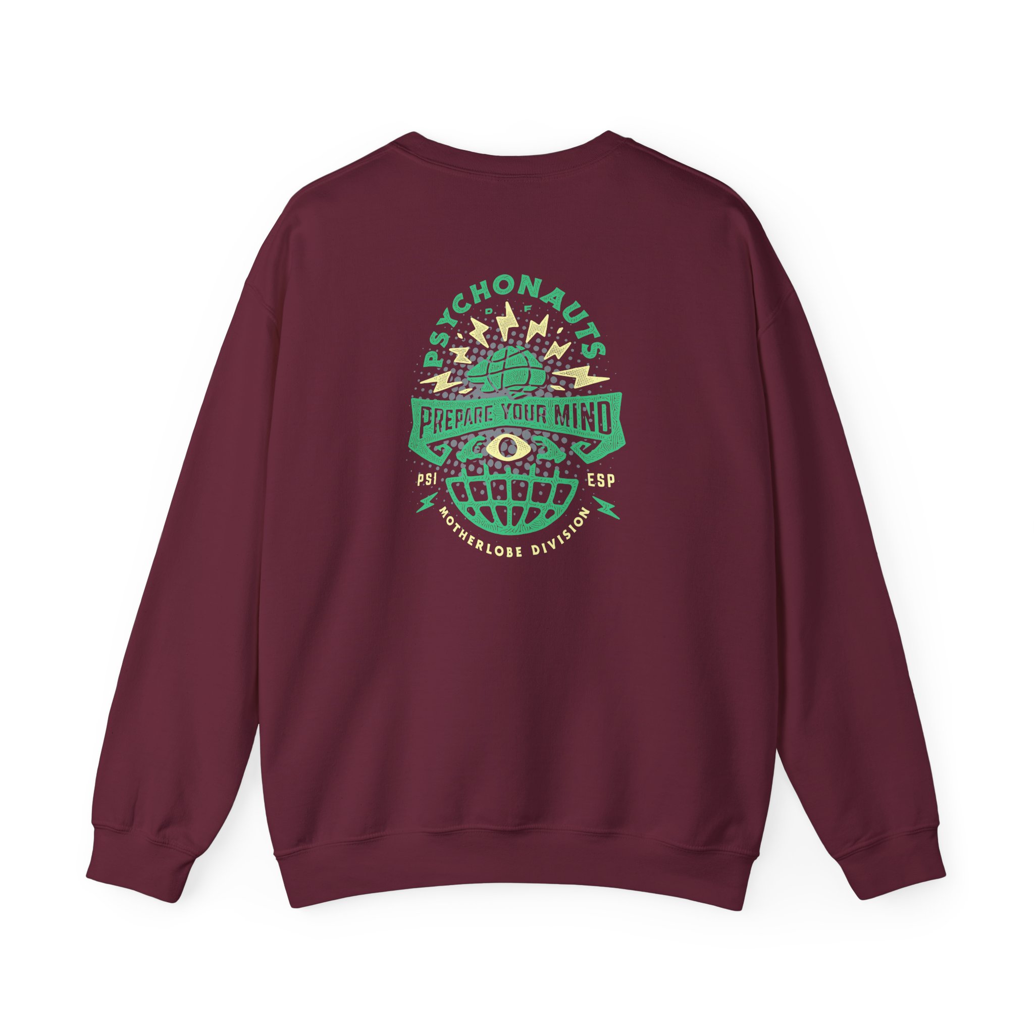 Double Fine Psychic Agency Unisex Heavy Blendâ„¢ Crewneck Sweatshirt