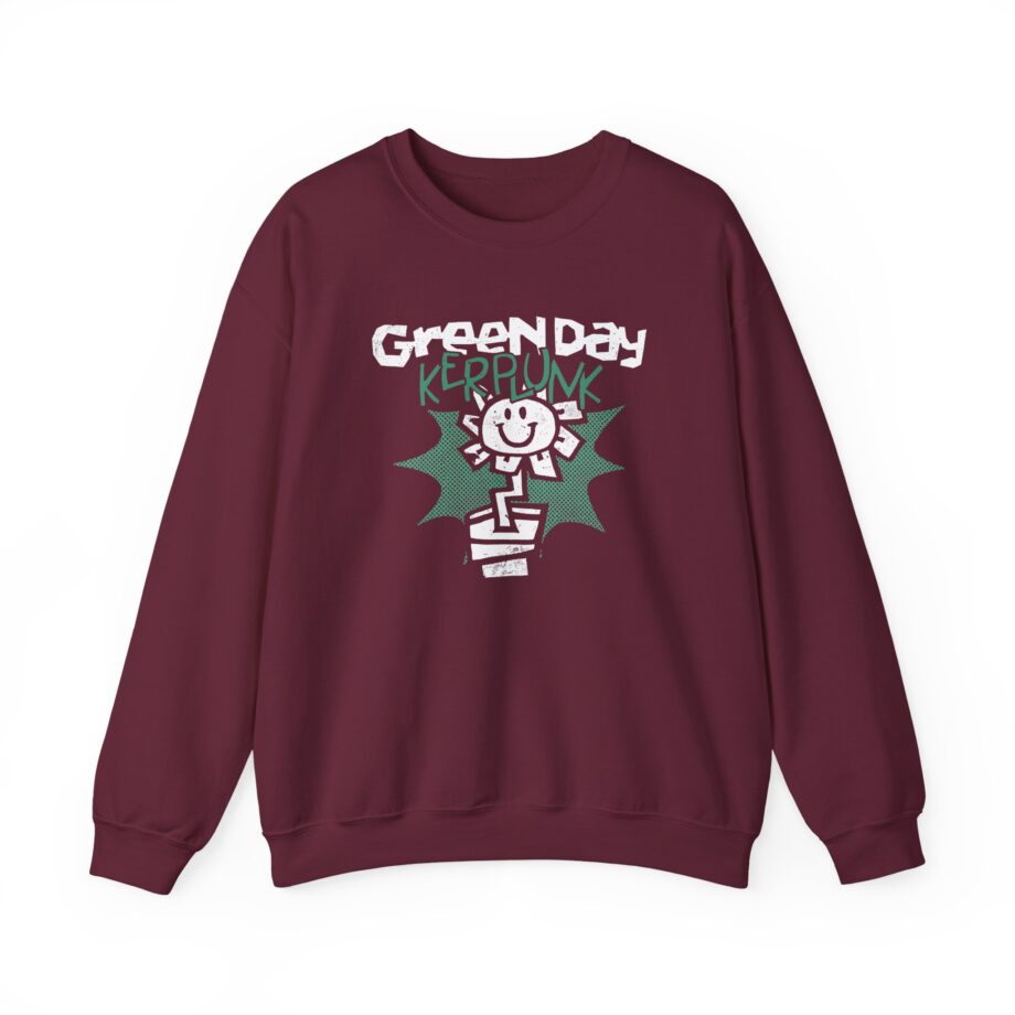 Green Day Kerplunk Vintage Flower Unisex Heavy Blend™ Crewneck Sweatshirt