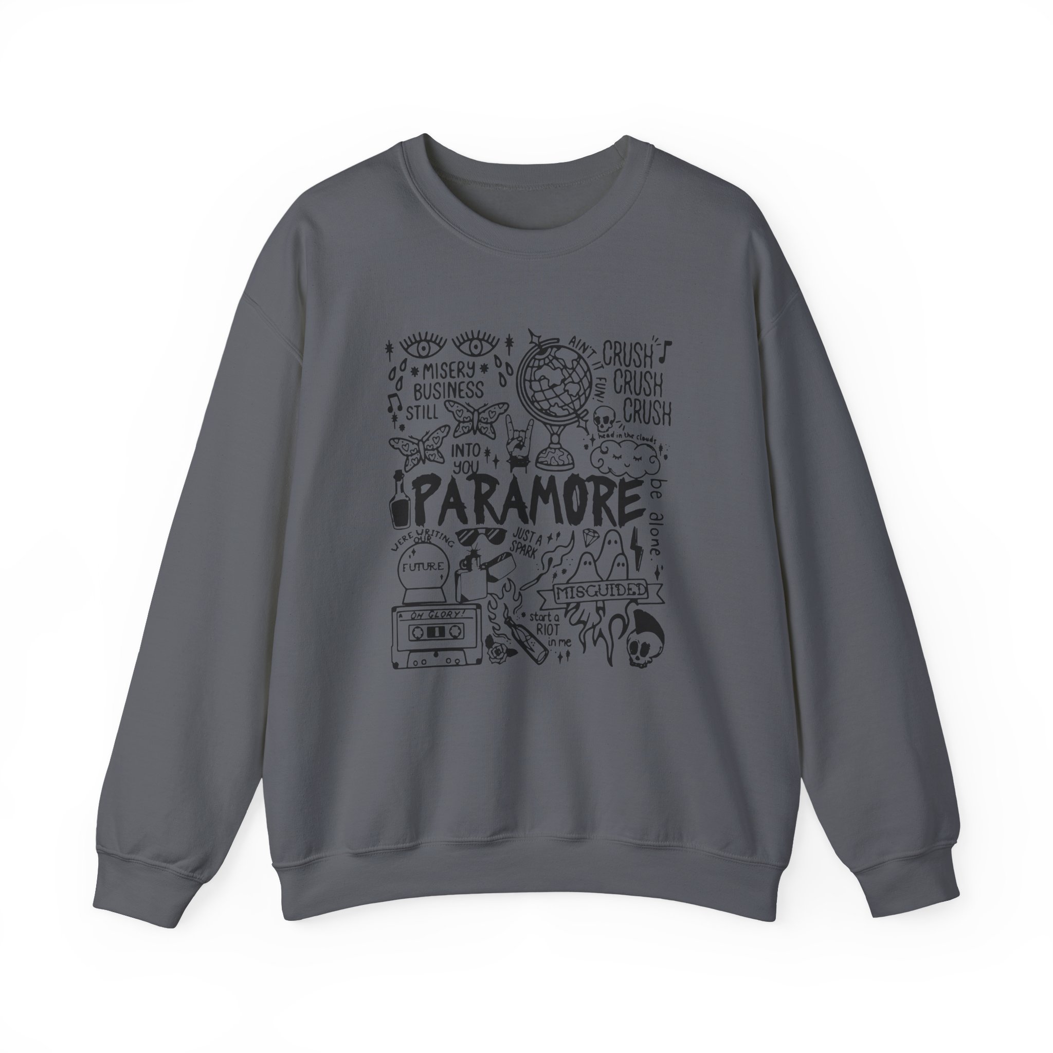 Hayley Willians Camiseta Paramore Emo Rock Unisex Heavy Blendâ„¢ Crewneck Sweatshirt