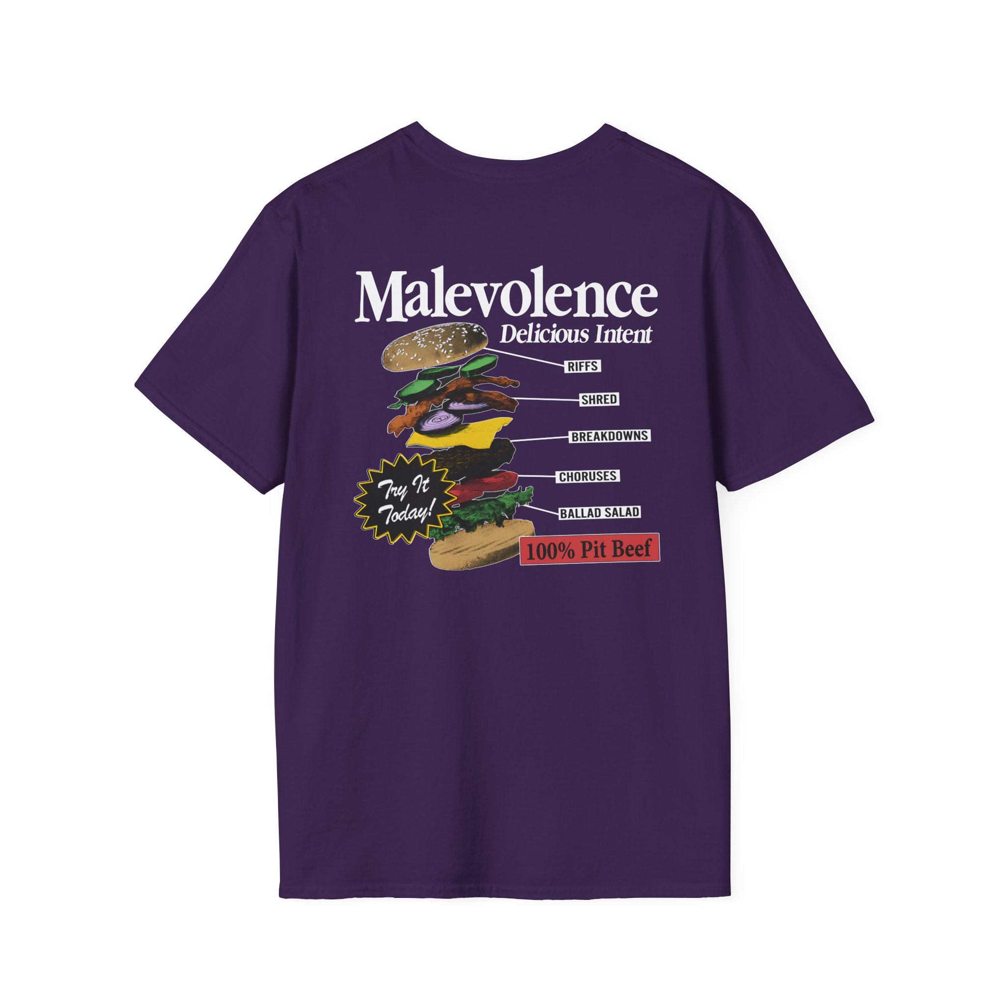 Malevolence Pit Beef Unisex Softstyle T-Shirt