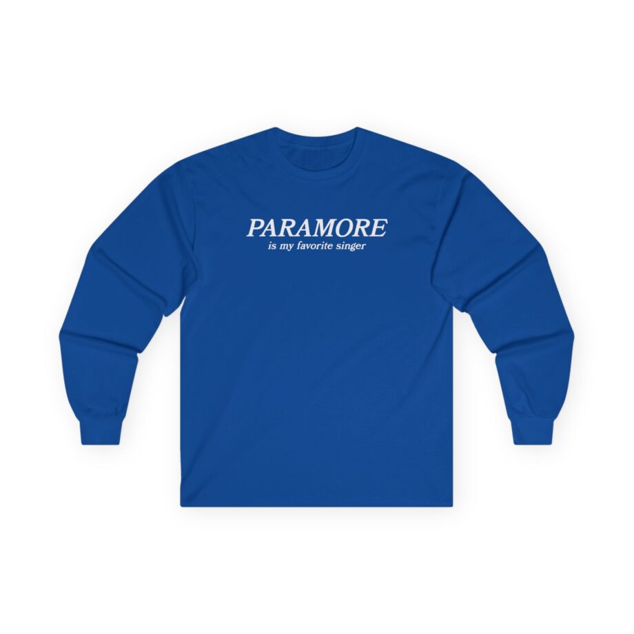 Hayley Williams Paramore is My Favorite Singer Unisex Ultra Cotton Long Sleeve Tee