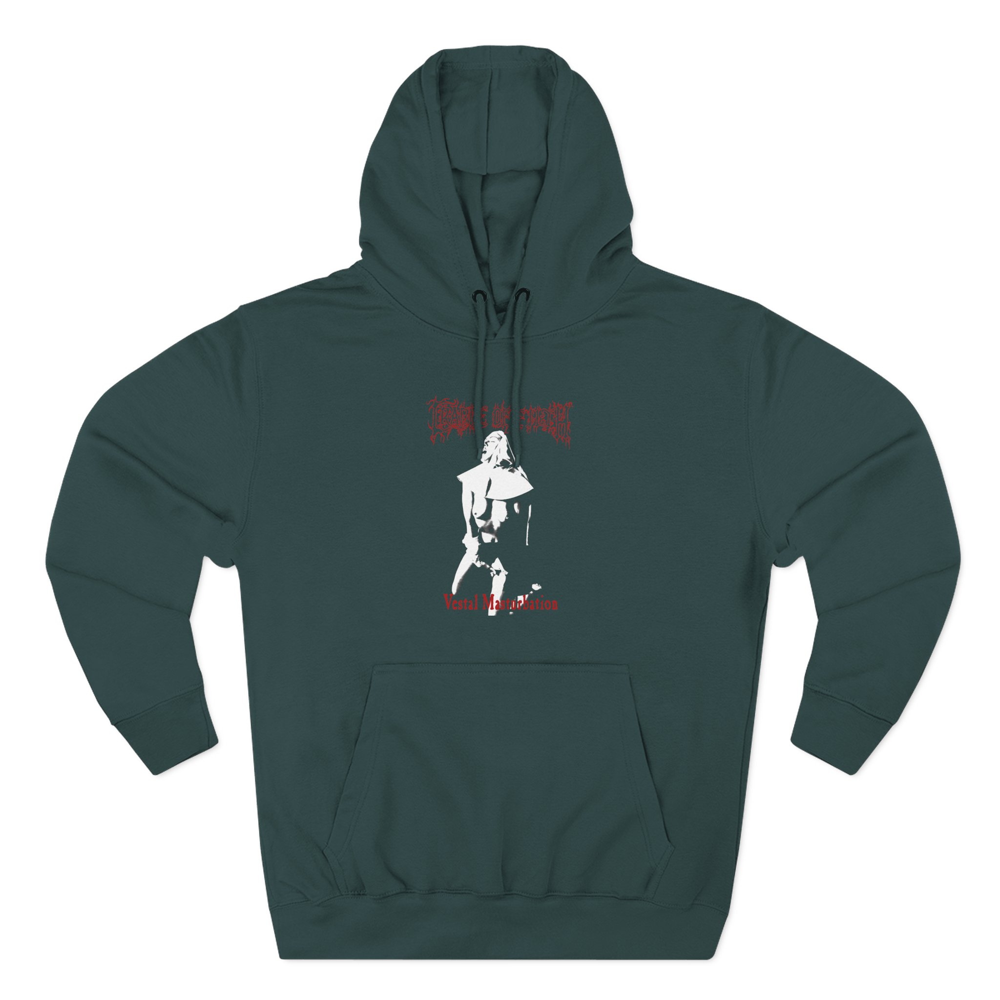 Cradle of Filth Vestal Masturbation Three-Panel Fleece Hoodie