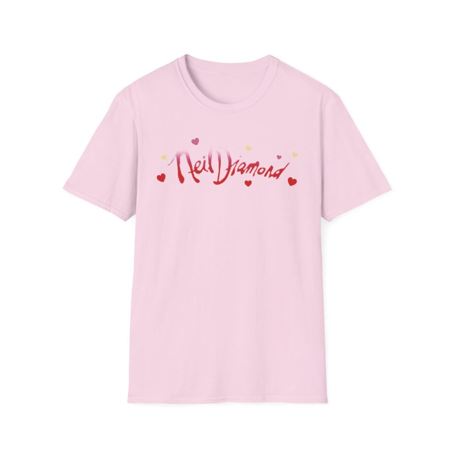 Neil Diamond Logo Heart Unisex Softstyle T-Shirt