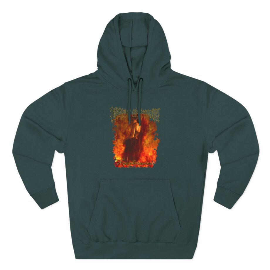 Cradle of Filth Nymphetamine Album Three-Panel Fleece Hoodie