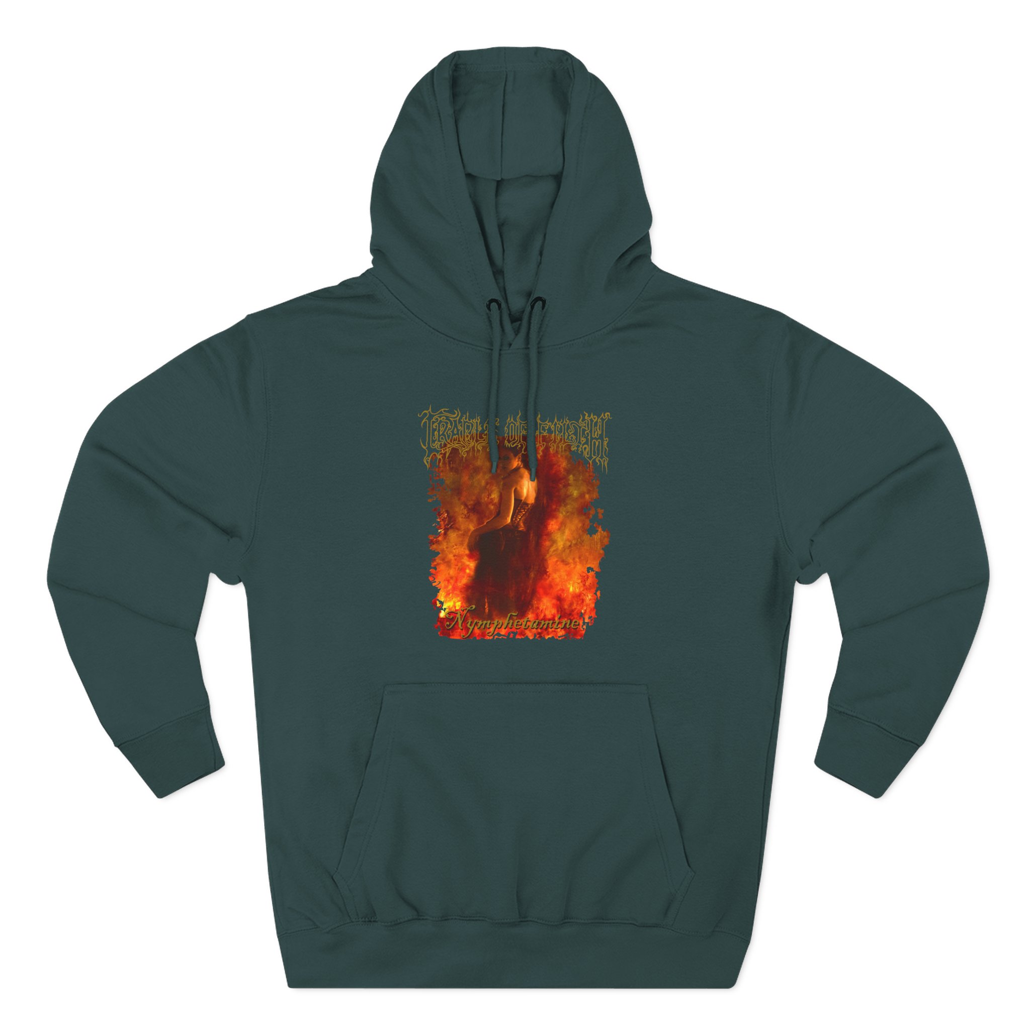 Cradle of Filth Nymphetamine Album Three-Panel Fleece Hoodie