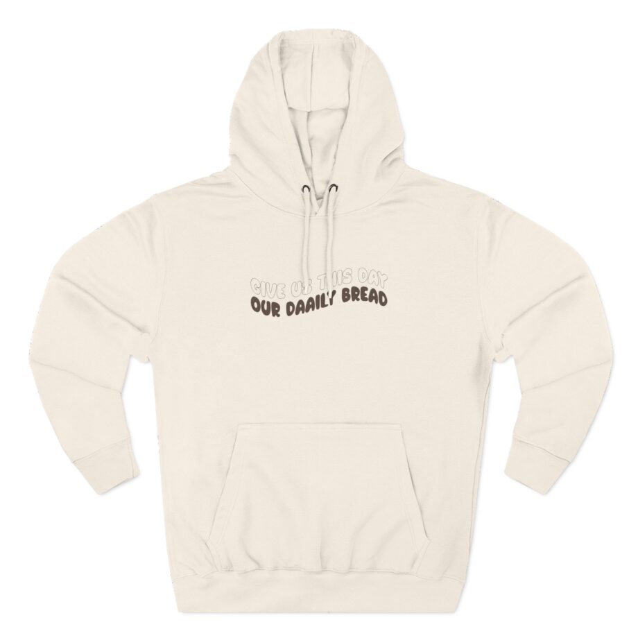 Daily Bread Mushroom Three-Panel Fleece Hoodie