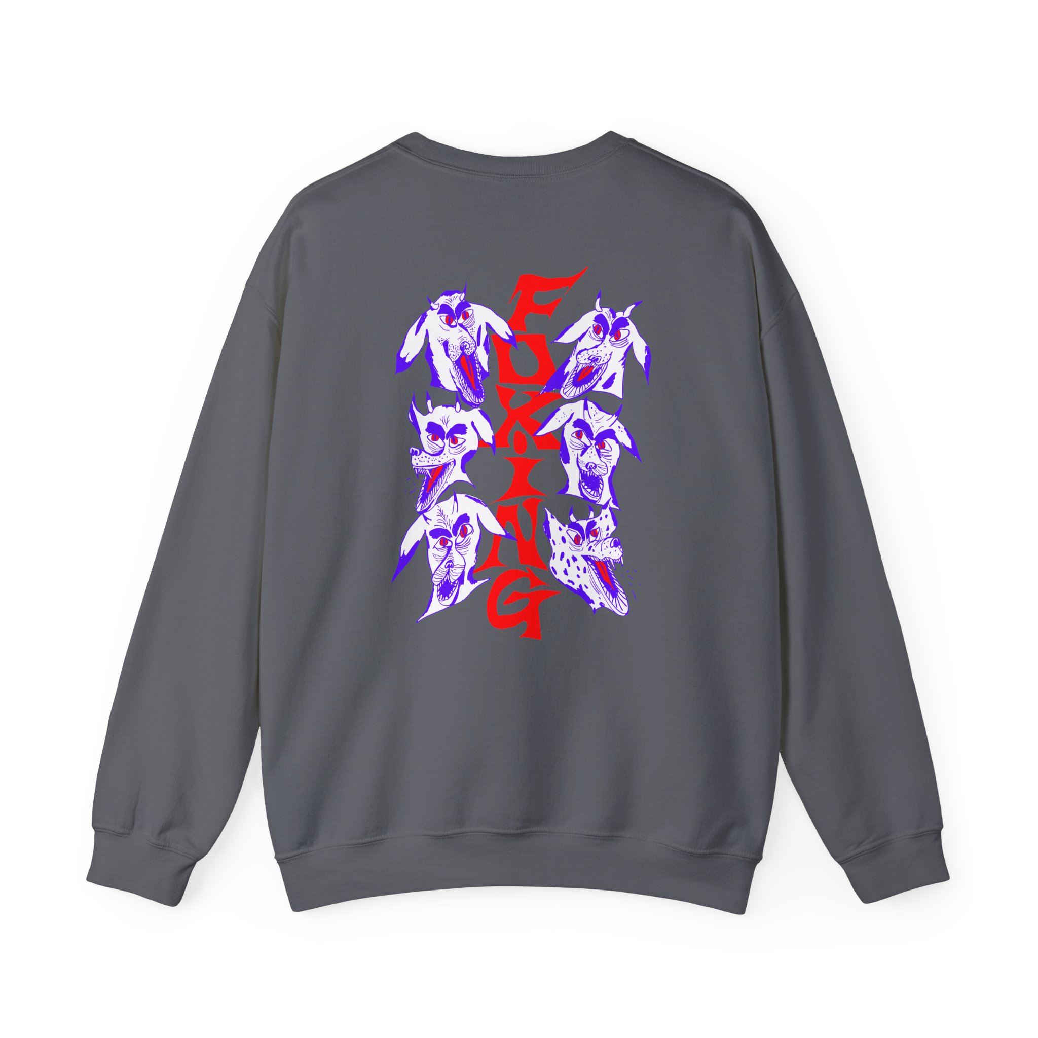 Foxing Devil Dogs Unisex Heavy Blendâ„¢ Crewneck Sweatshirt