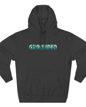 Grounded Logo Three-Panel Fleece Hoodie