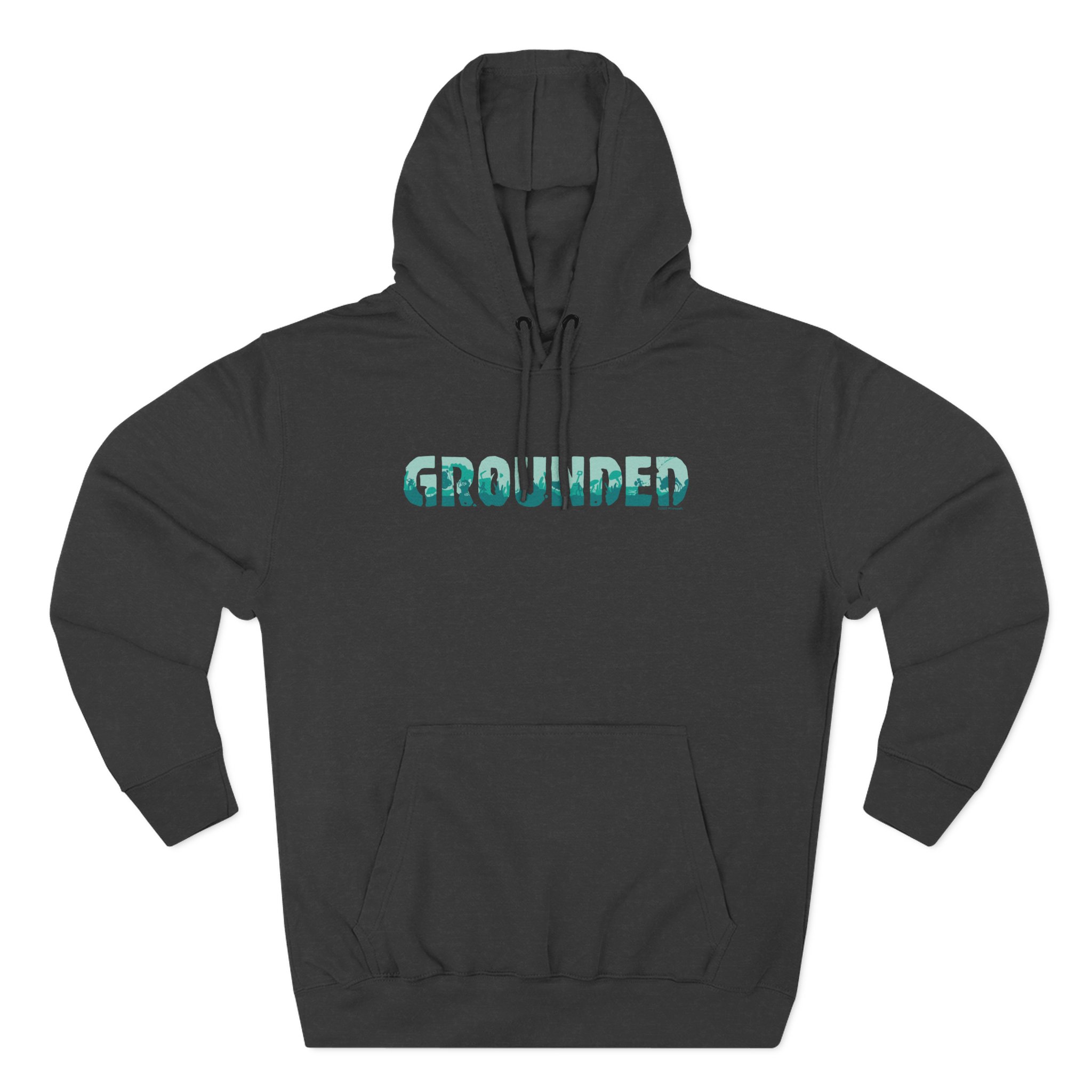 Grounded Logo Three-Panel Fleece Hoodie