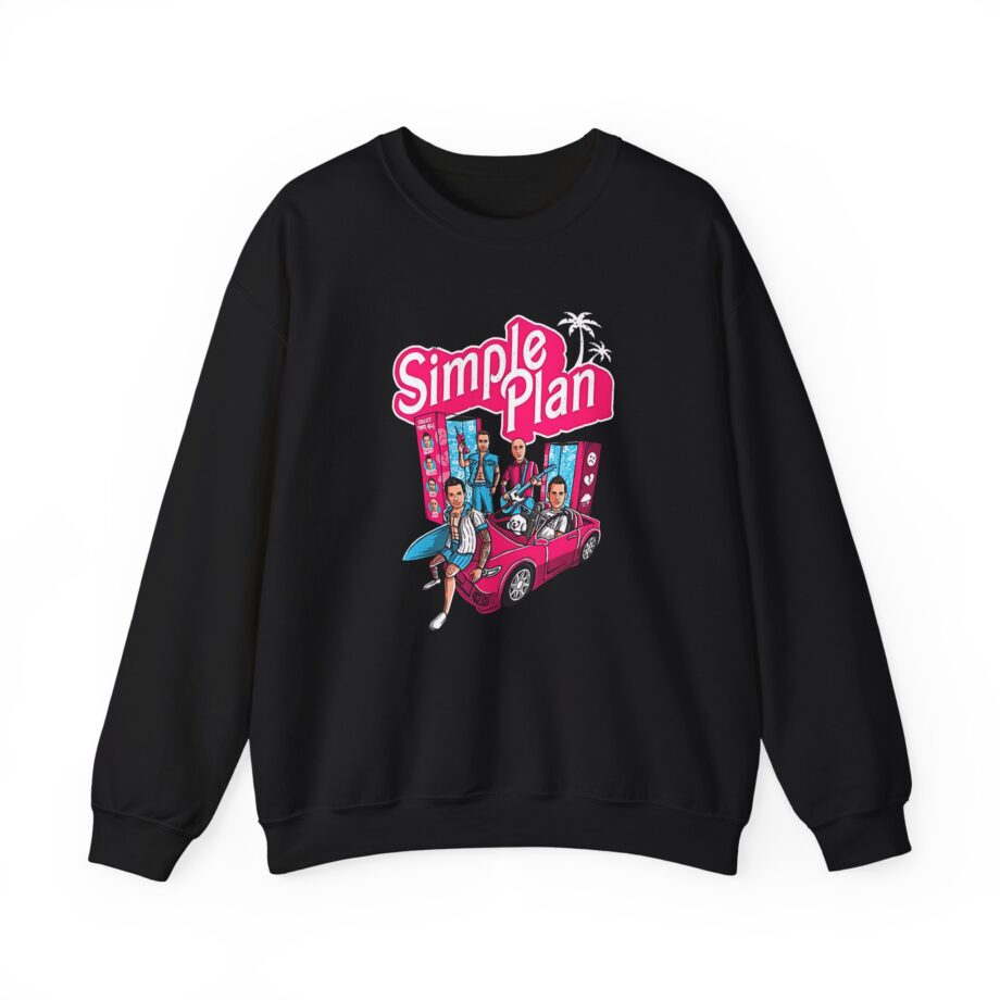 Simple Plan Dolls and Car Unisex Heavy Blend™ Crewneck Sweatshirt