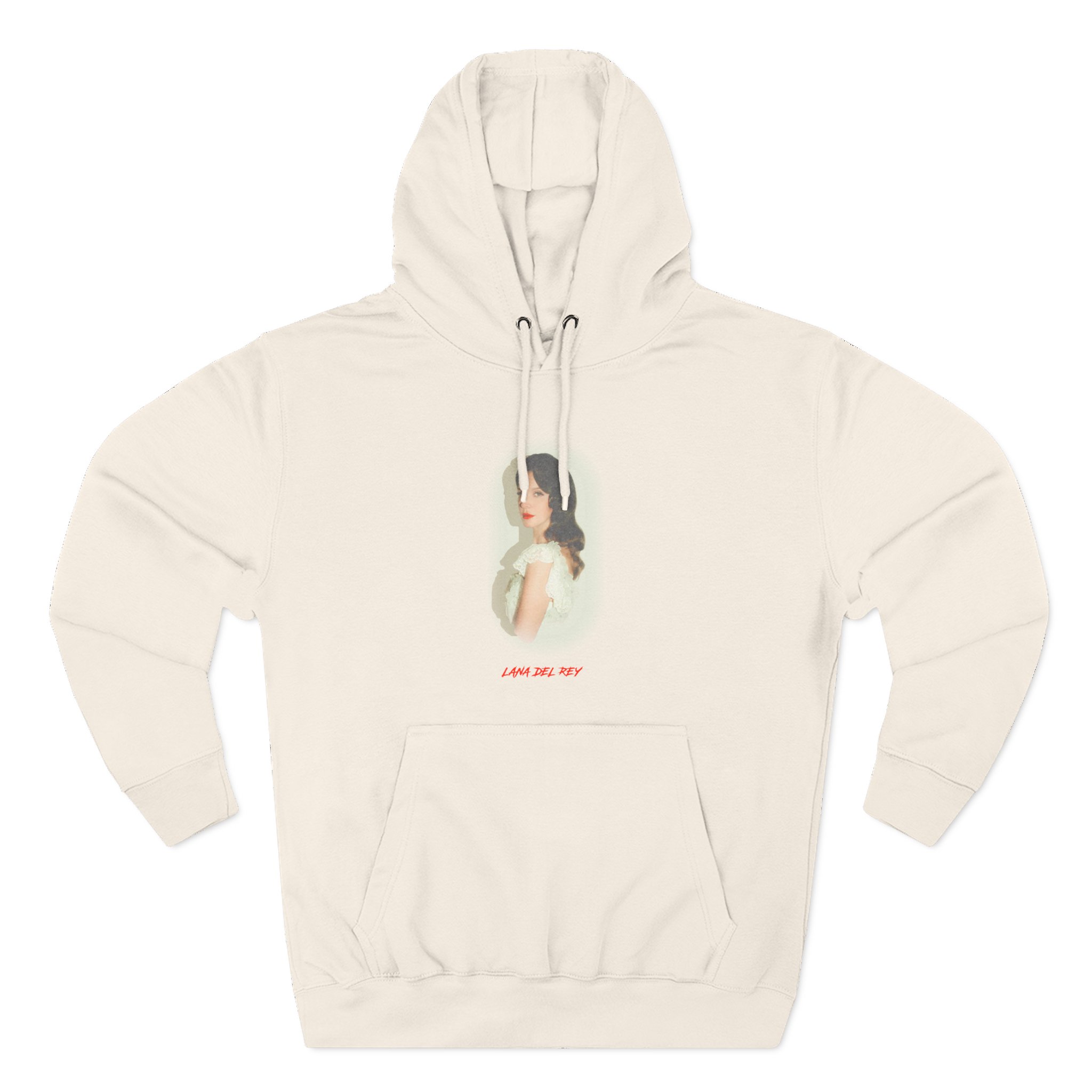 Lanadelrey Indio Portrait Three-Panel Fleece Hoodie