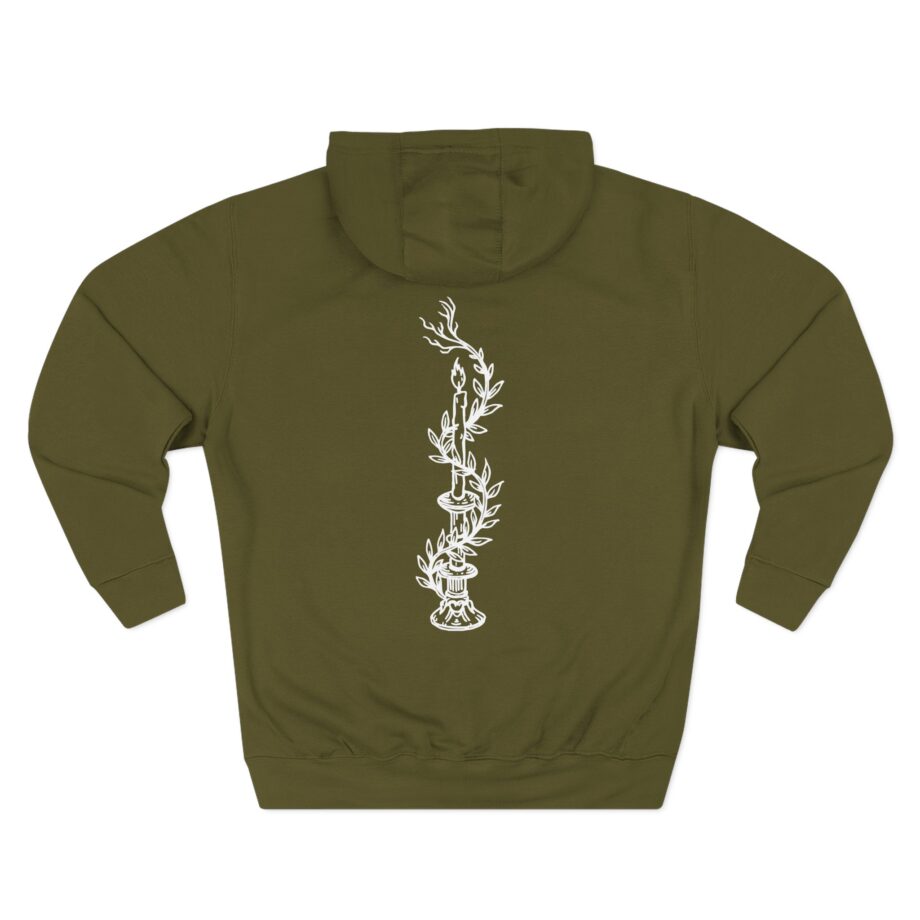 Oathbreaker Candle Three-Panel Fleece Hoodie