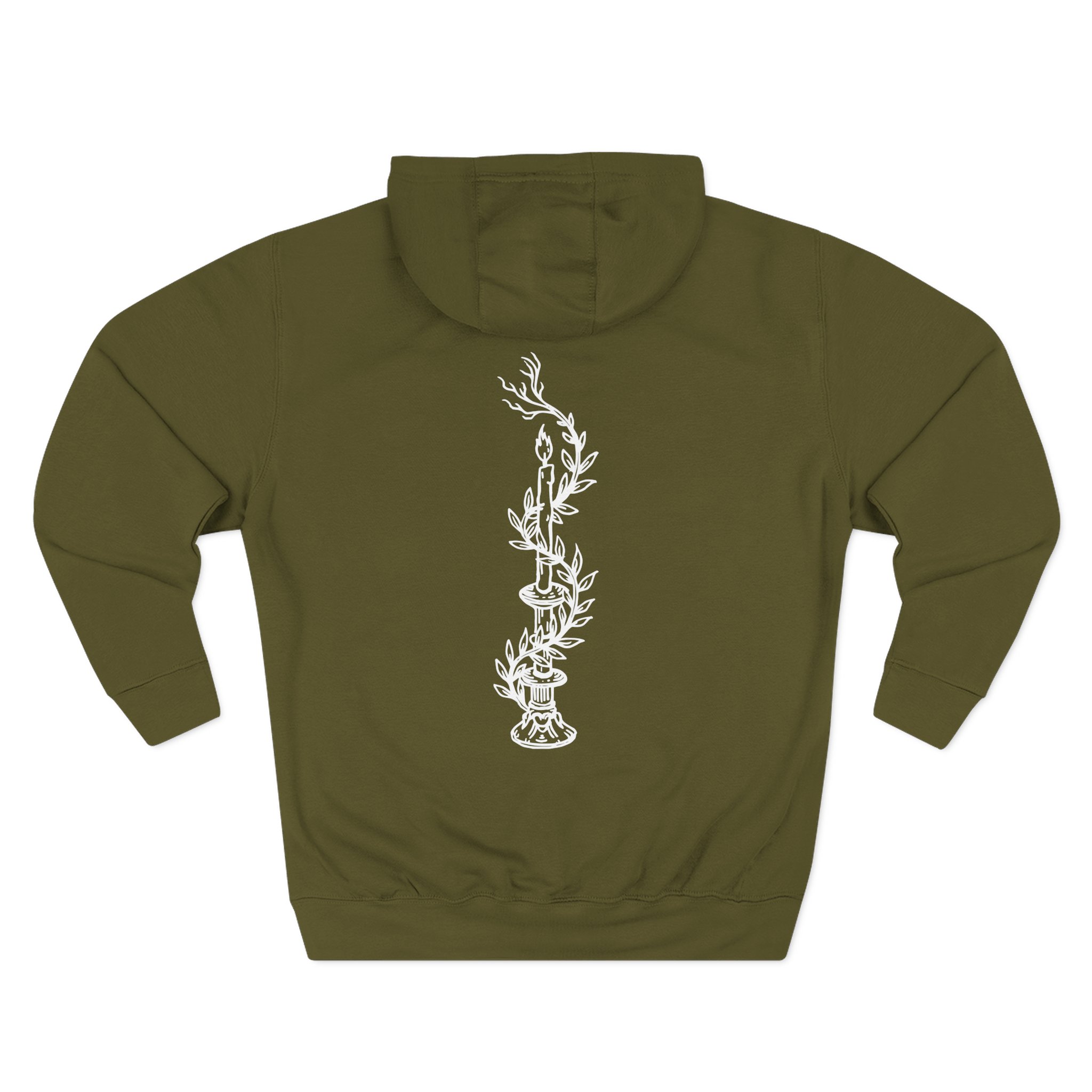 Oathbreaker Candle Three-Panel Fleece Hoodie