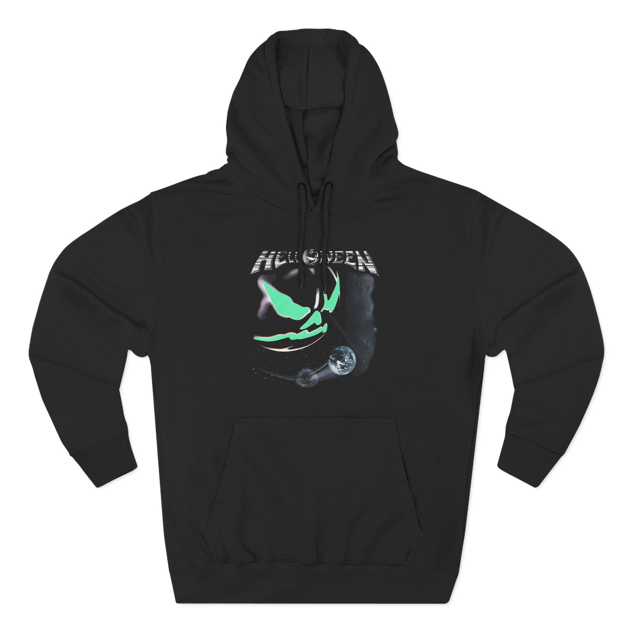 Helloween the Dark Ride Glow in the Dark Three-Panel Fleece Hoodie