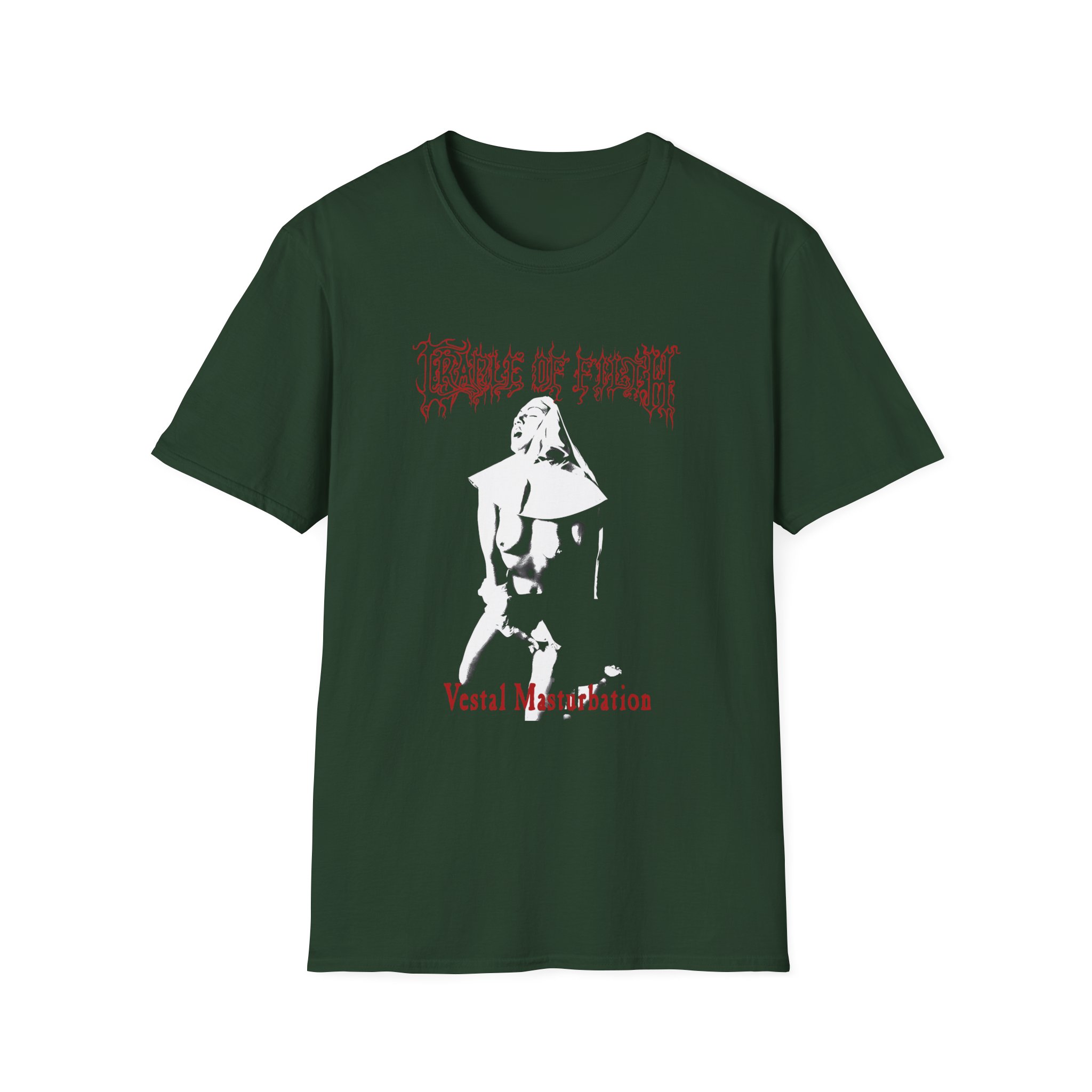Cradle of Filth Vestal Masturbation Unisex Softstyle T-Shirt
