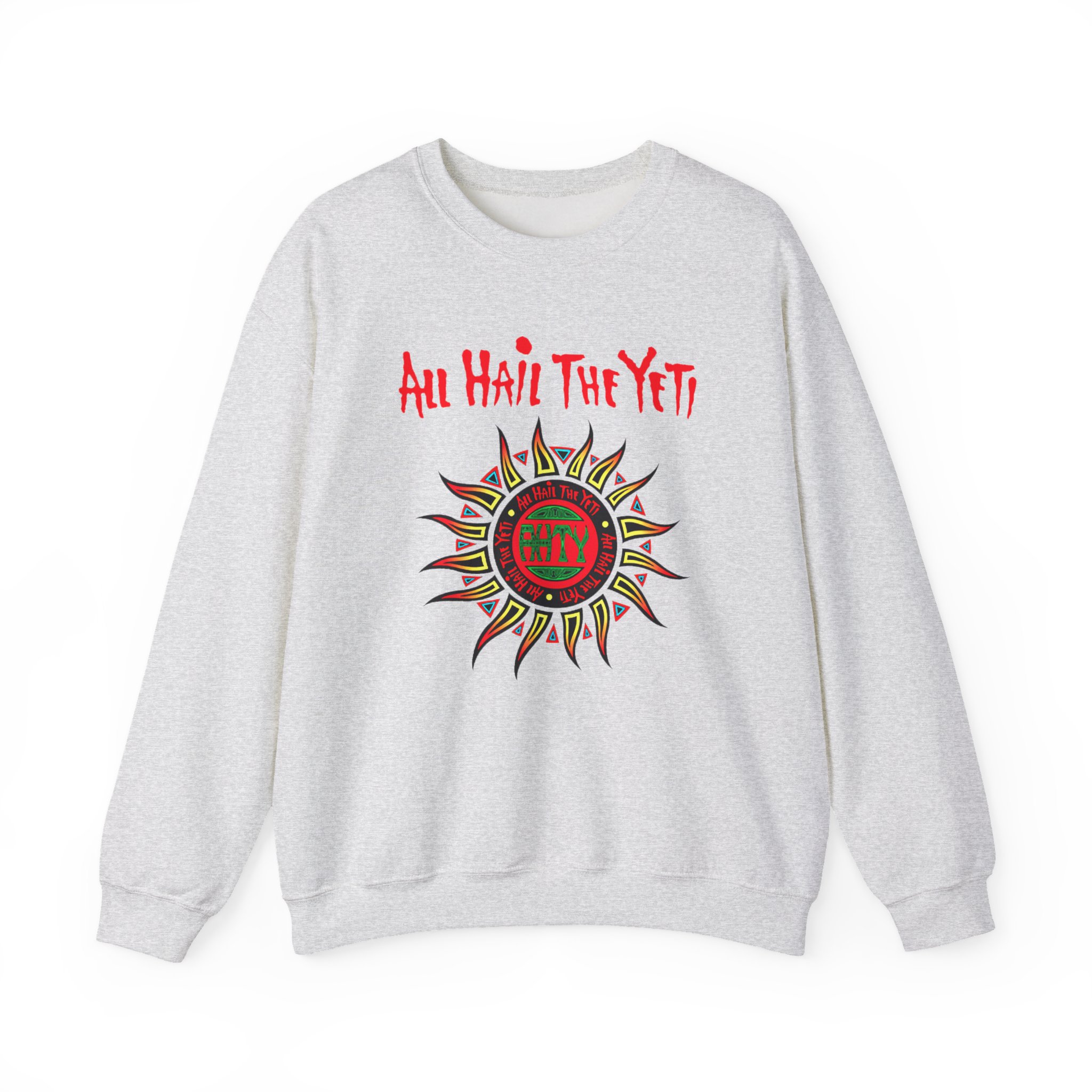 All Hail the Yeti Sun Unisex Heavy Blendâ„¢ Crewneck Sweatshirt