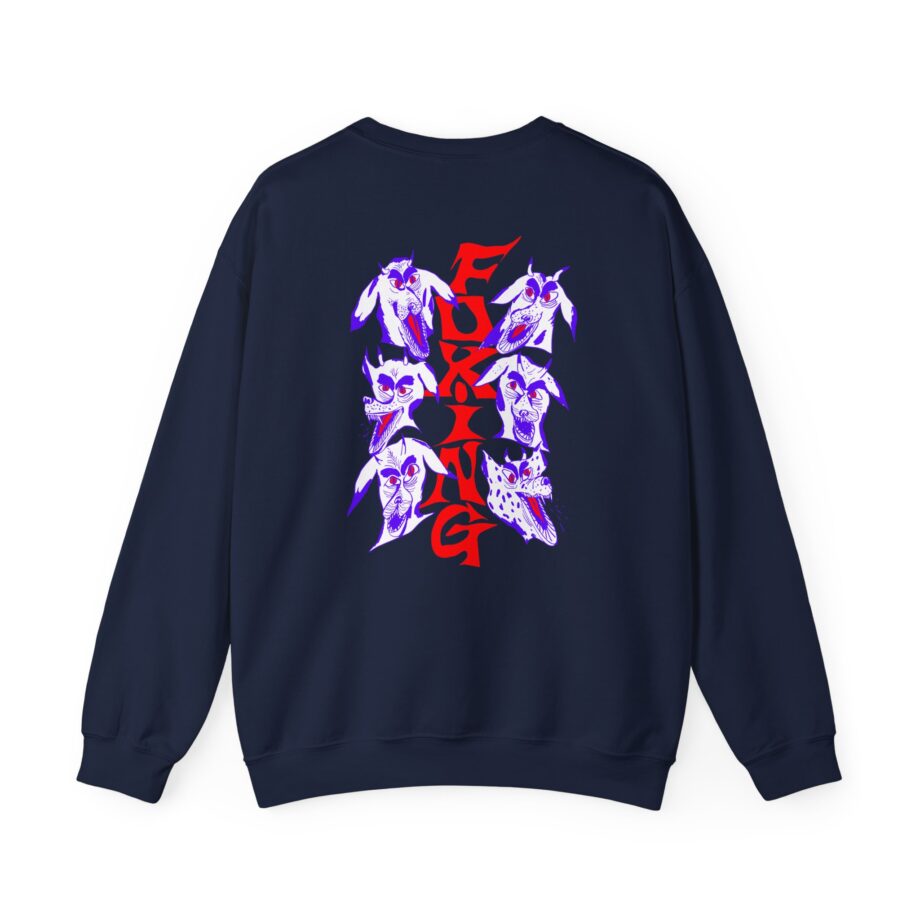 Foxing Devil Dogs Unisex Heavy Blend™ Crewneck Sweatshirt