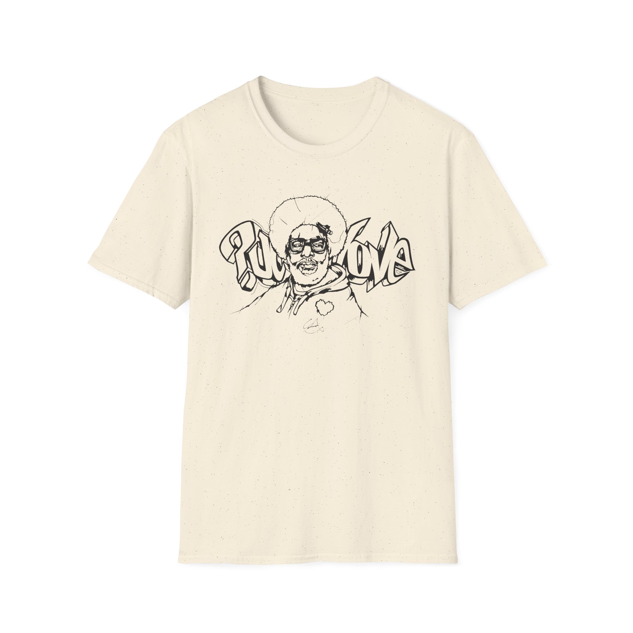 The Roots Questlove Sketch Unisex Softstyle T-Shirt