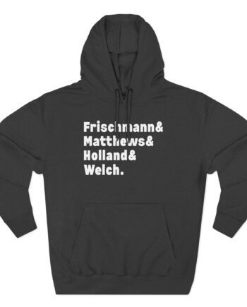 Elastica Line-up Three-Panel Fleece Hoodie