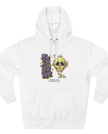 Silverstein SkeletonThree-Panel Fleece Hoodie