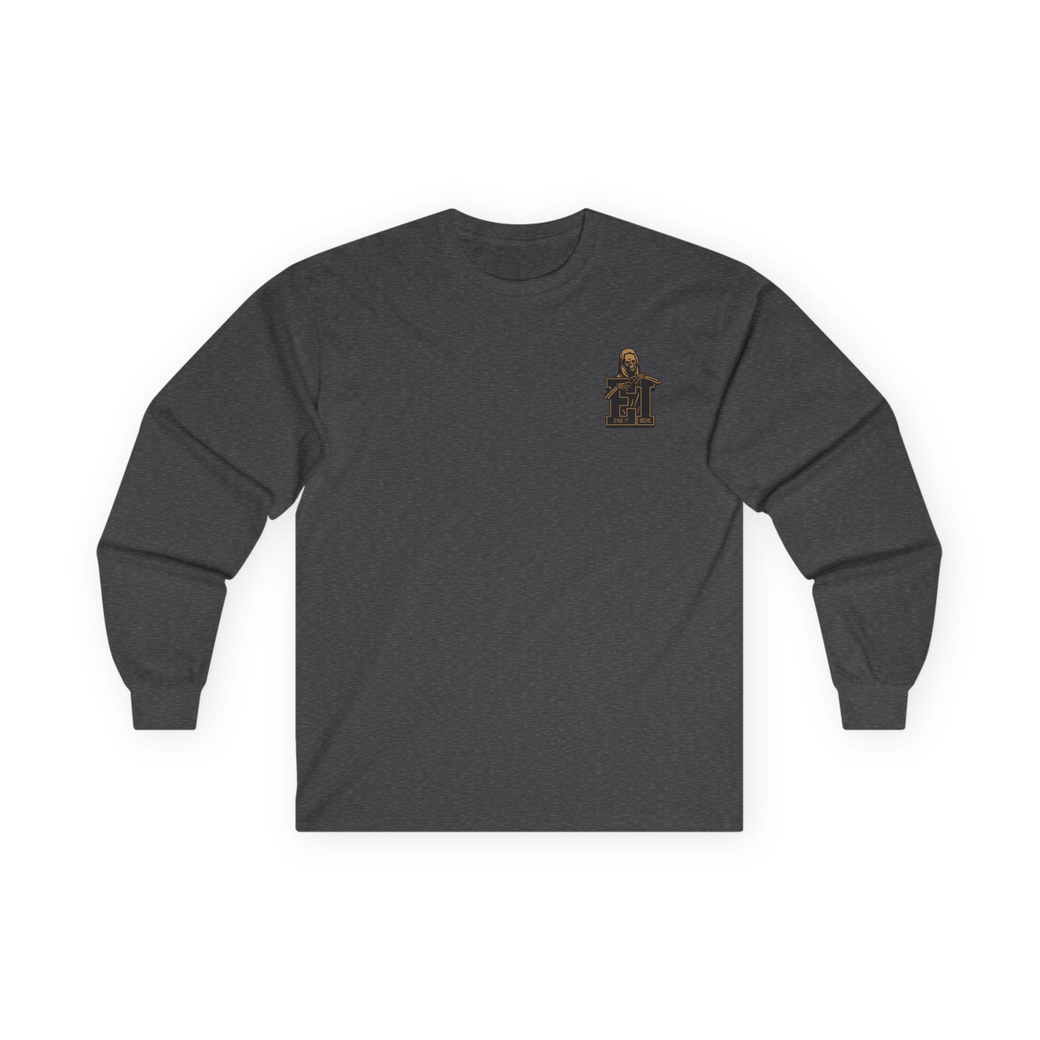 End It Bchc Reaper Emblem Unisex Ultra Cotton Long Sleeve Tee