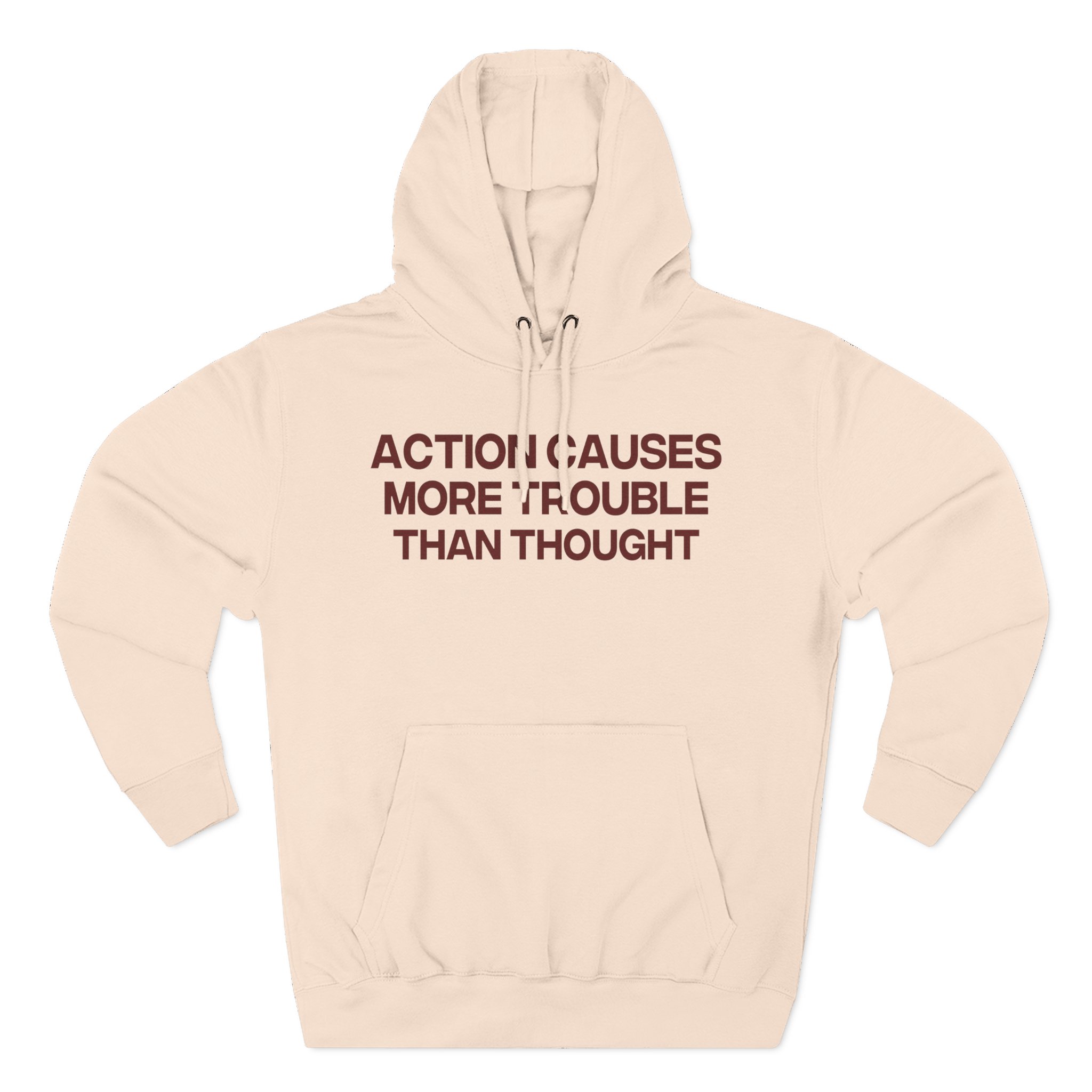Jenny Holzer Action Causes More Trouble Than Thought Three-Panel Fleece Hoodie