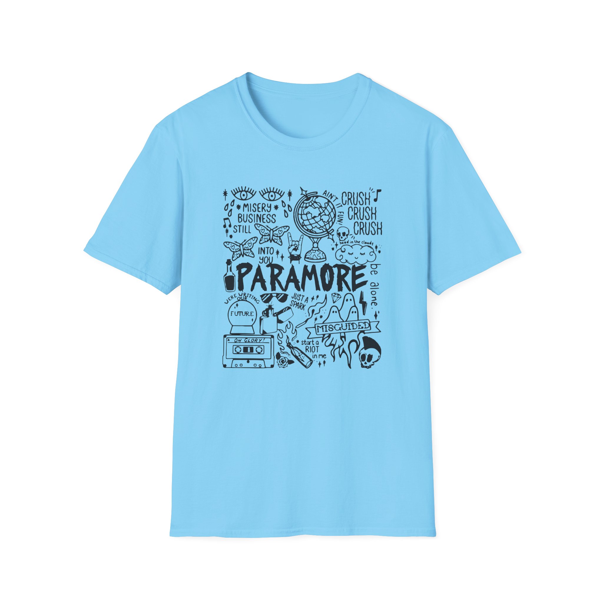 Hayley Willians Camiseta Paramore Emo Rock Unisex Softstyle T-Shirt