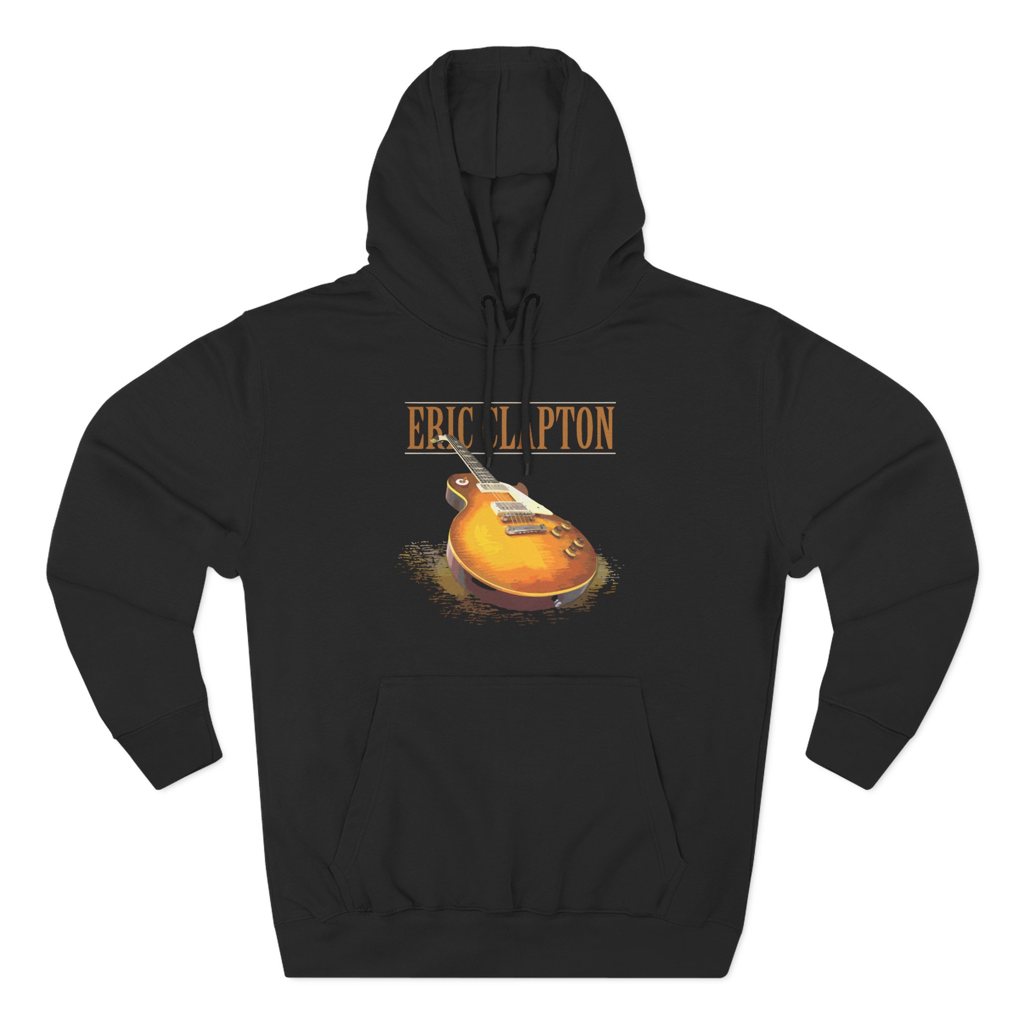 Eric Clapton 3d Guitar Three-Panel Fleece Hoodie