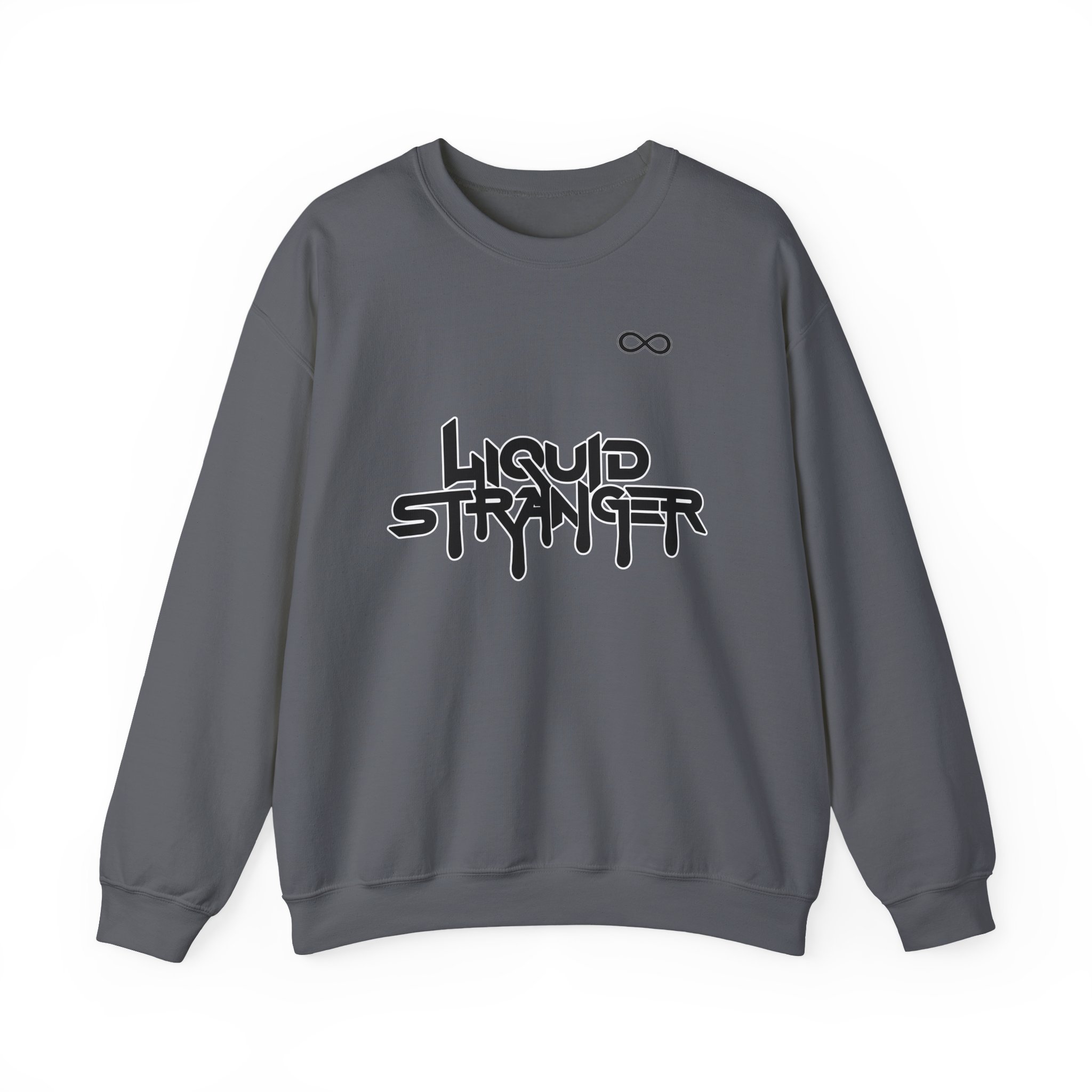 Liquid Stranger Geometric Unisex Heavy Blendâ„¢ Crewneck Sweatshirt