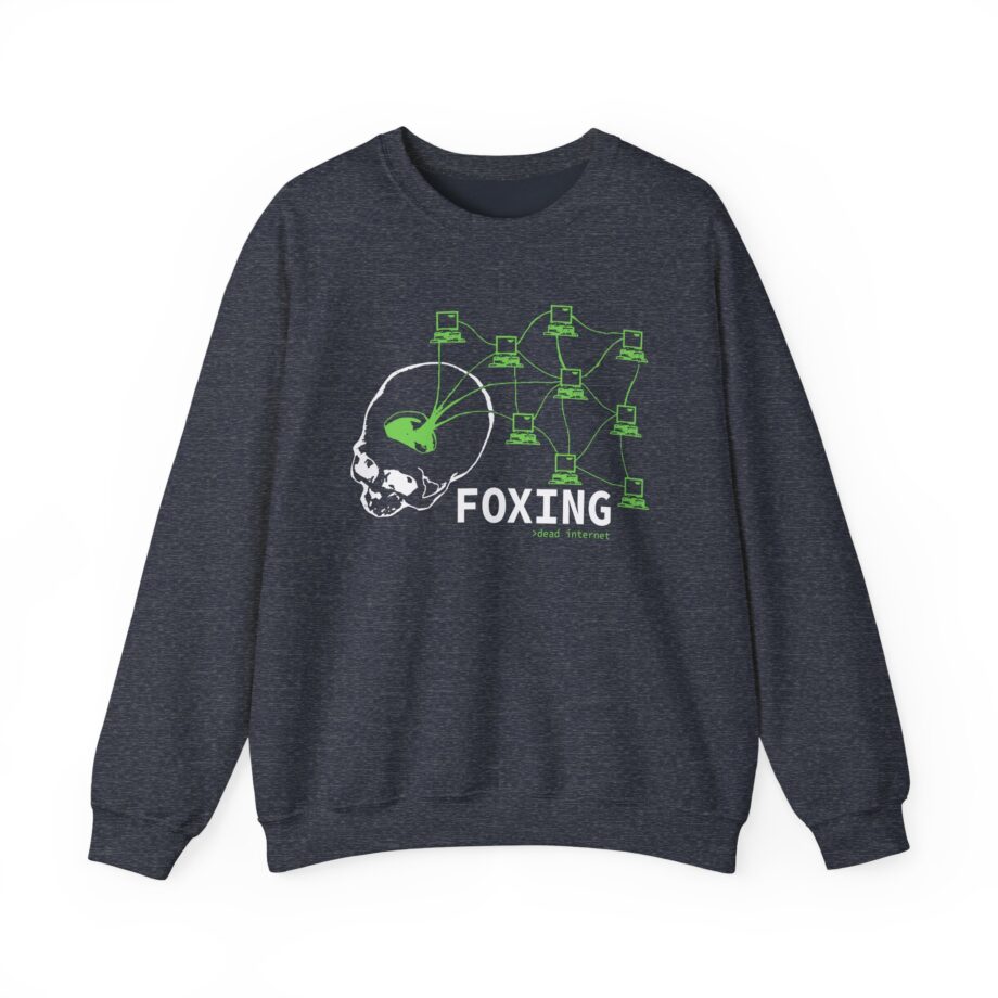 Foxing Dead Internet Unisex Heavy Blend™ Crewneck Sweatshirt