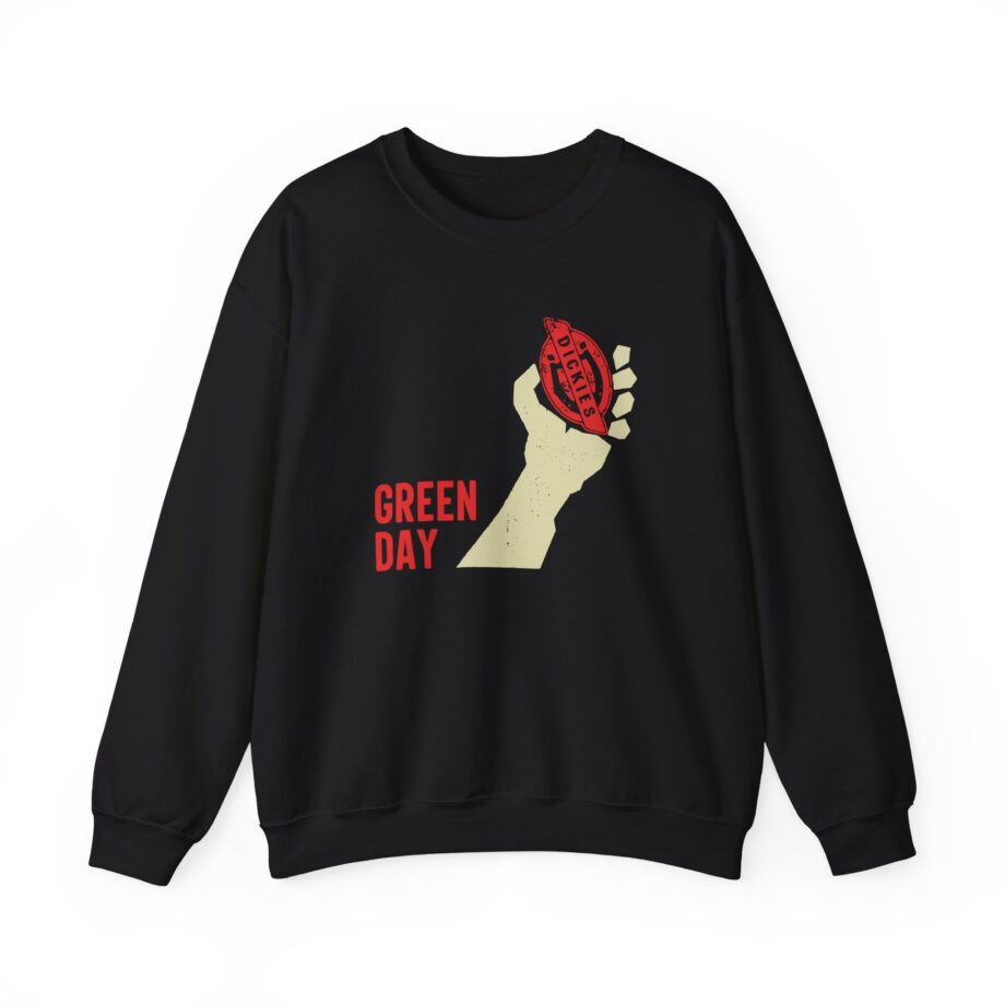 Green Day Dickies Heart Grenade Unisex Heavy Blend™ Crewneck Sweatshirt