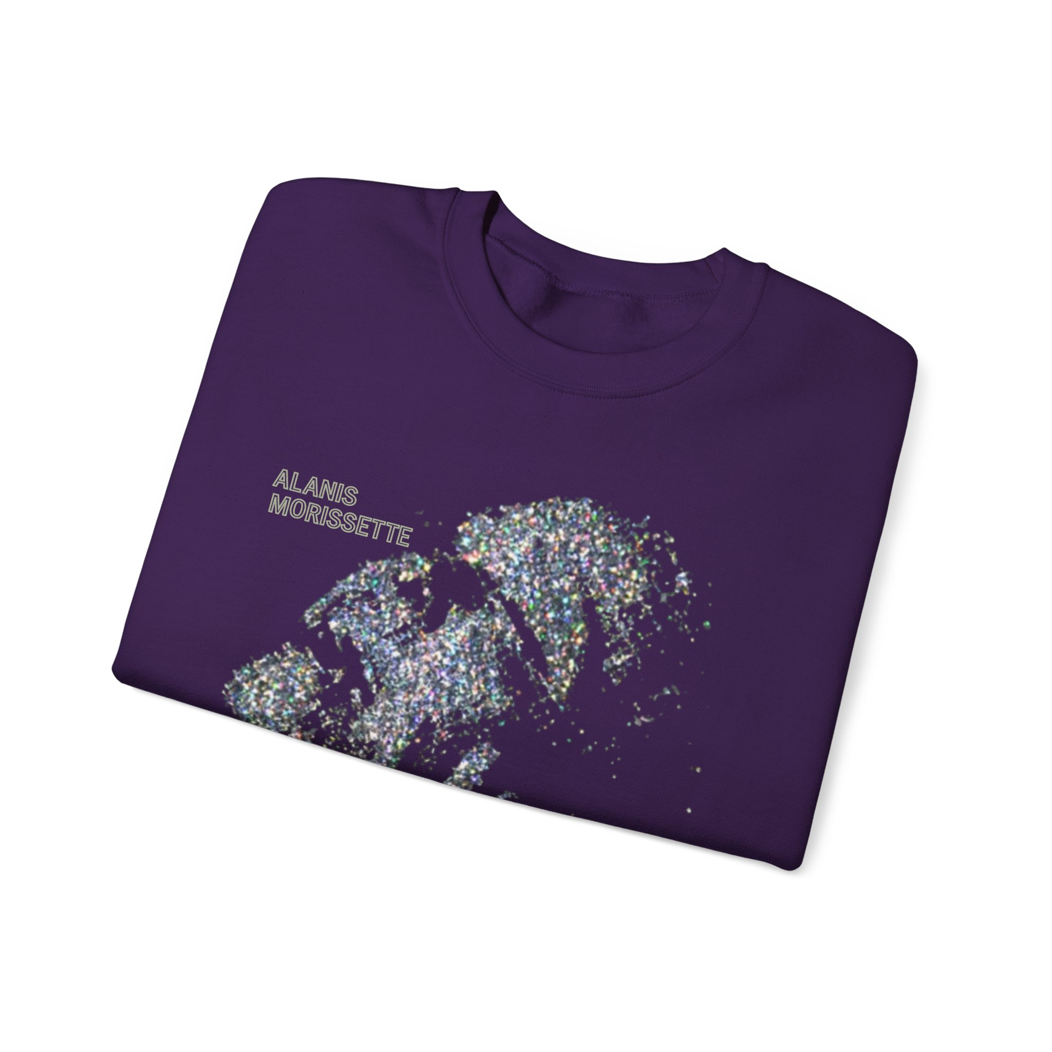 Alanis Morissette Such Pretty Forks Glitter Unisex Heavy Blendâ„¢ Crewneck Sweatshirt