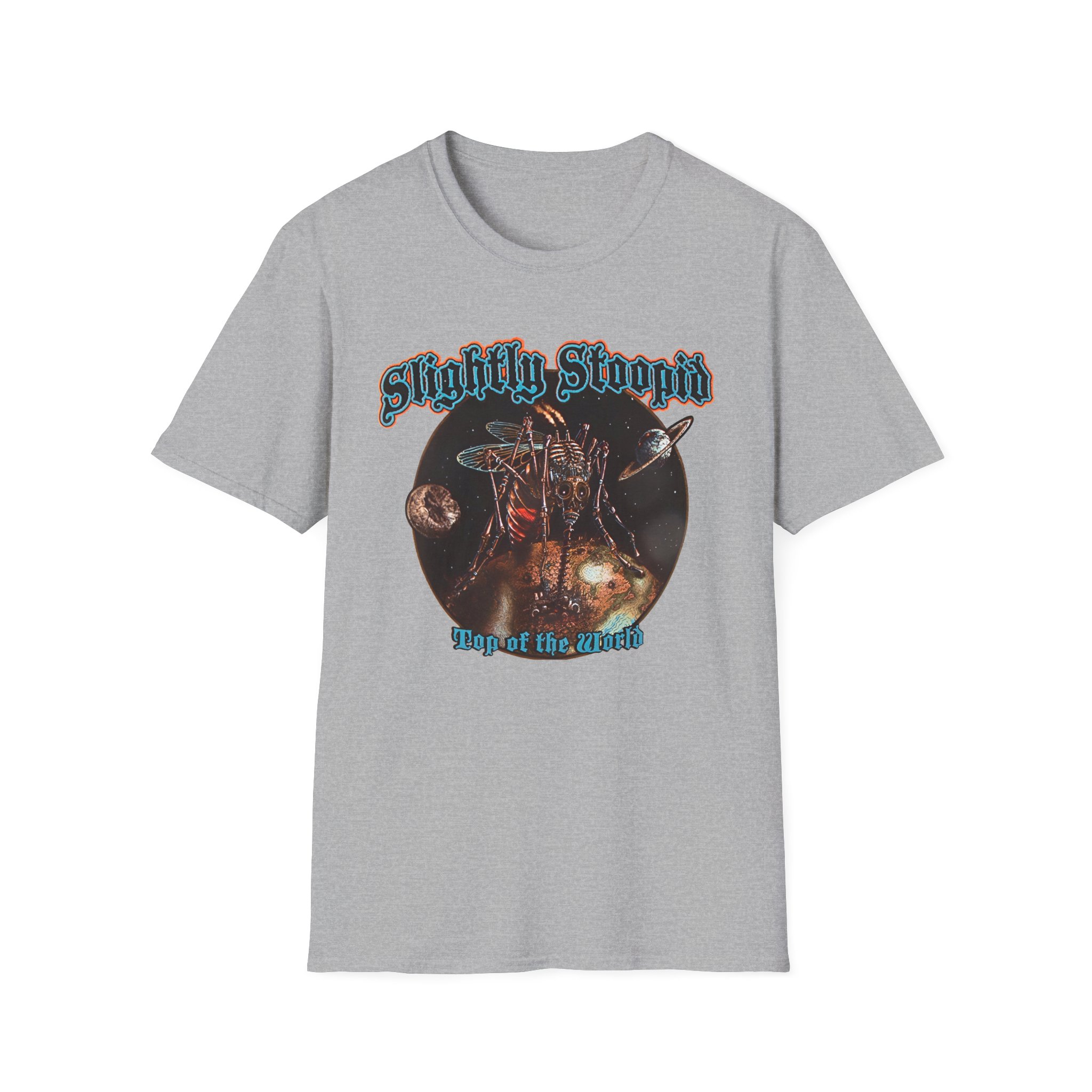 Slightly Stoopid Top of the World Golden Goods Unisex Softstyle T-Shirt