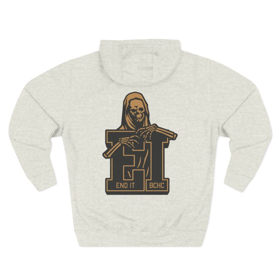 End It Bchc Reaper Emblem Three-Panel Fleece Hoodie
